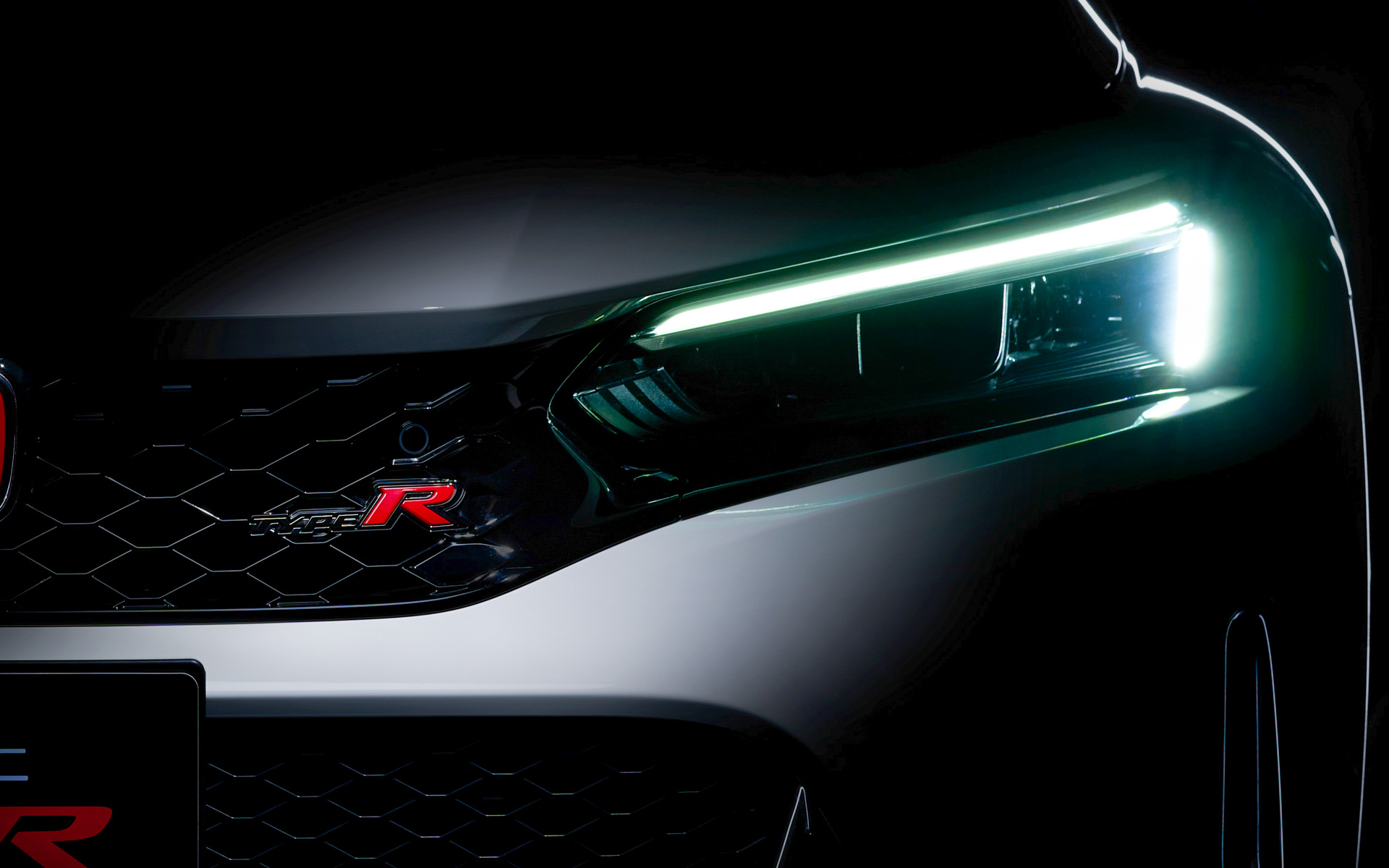 新型「シビック TYPE R」のティザー写真