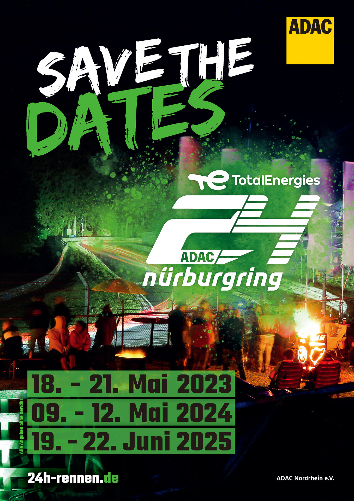 2023年のニュルブルクリンク24時間レースの日程