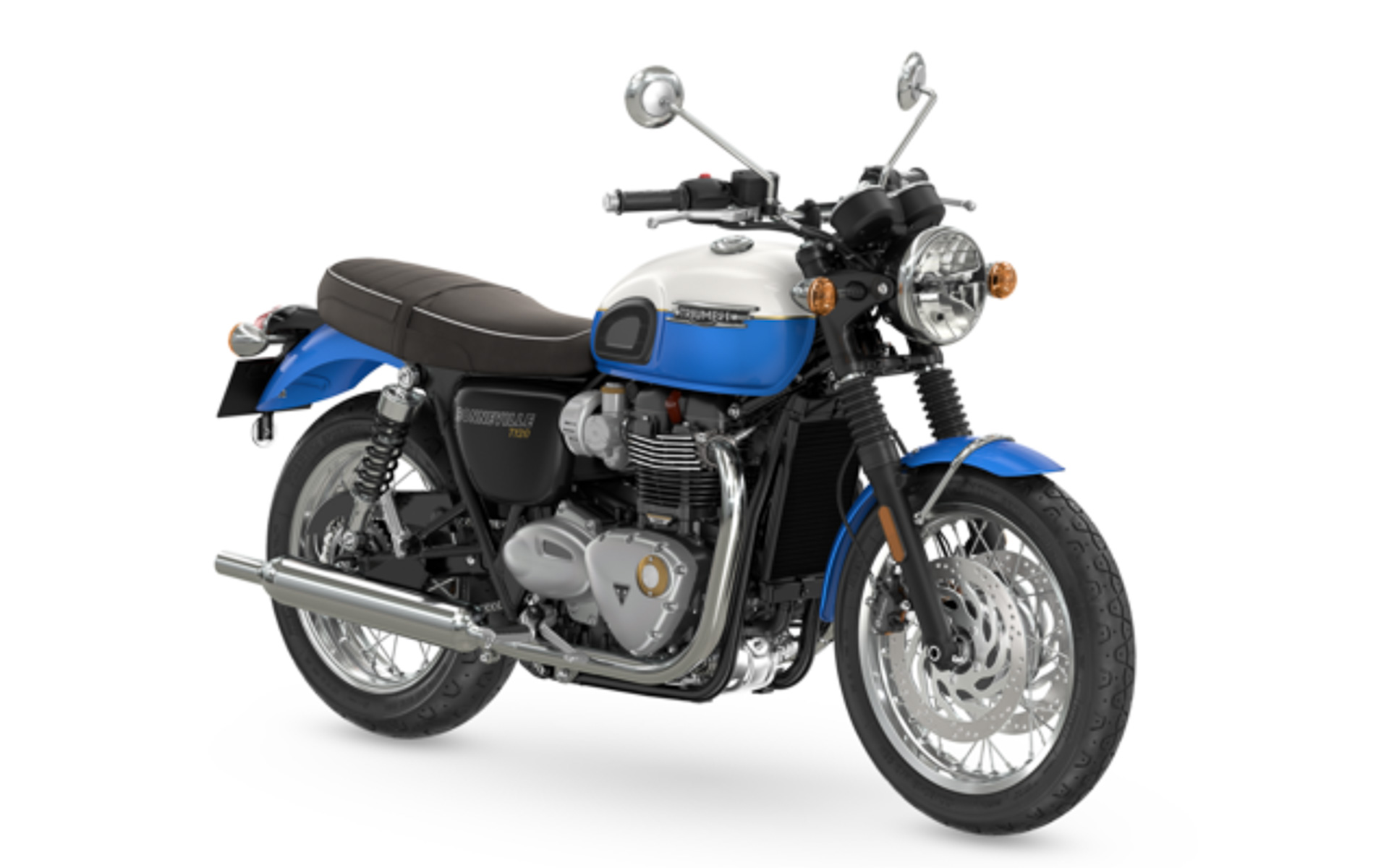 T120の新色「エーゲ海ブルー/フュージョンホワイト」