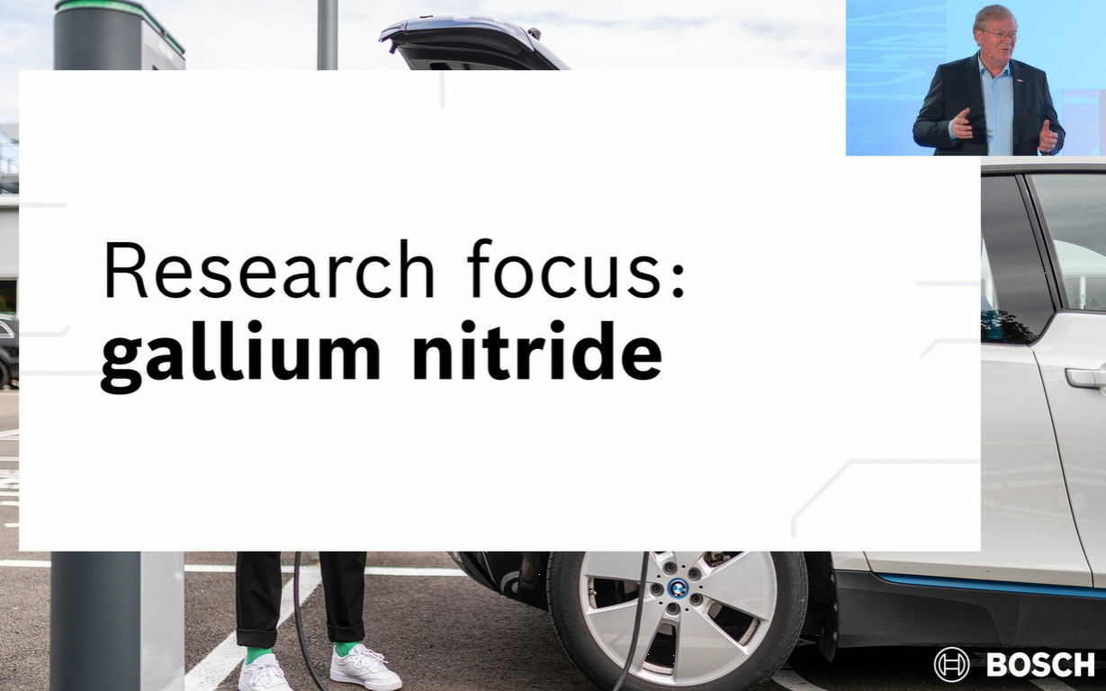 窒素ガリウム（GaN）の自動車への応用も研究していく