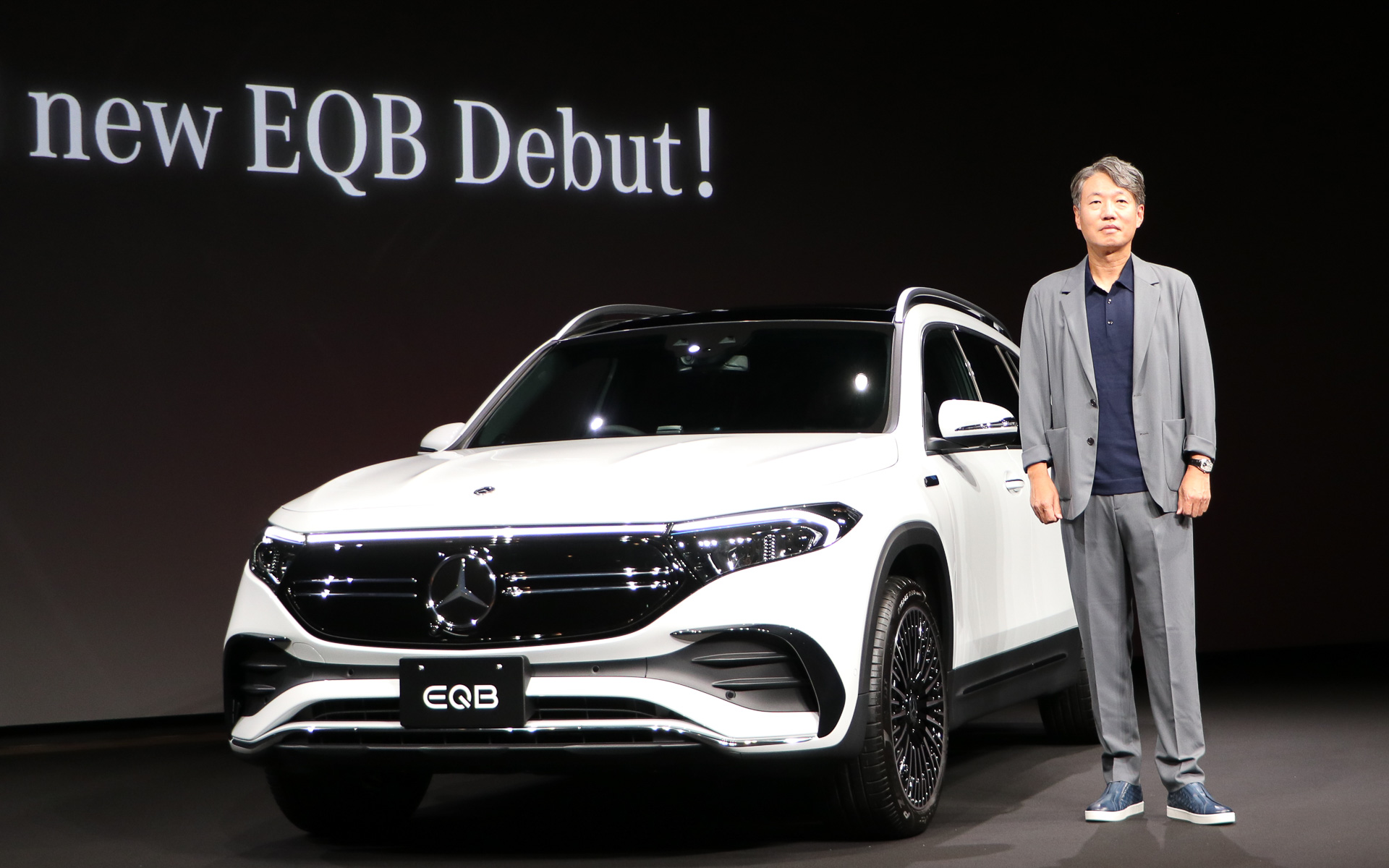 メルセデス・ベンツ日本はバッテリEVの新型「EQB」の発表会を実施した