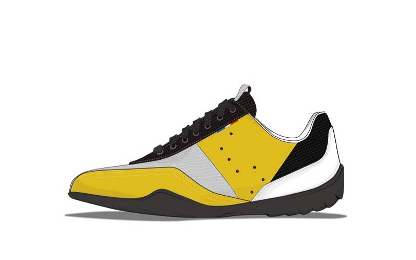 ネグローニ製専用ドライビングシューズが成約記念としてプレゼントされる