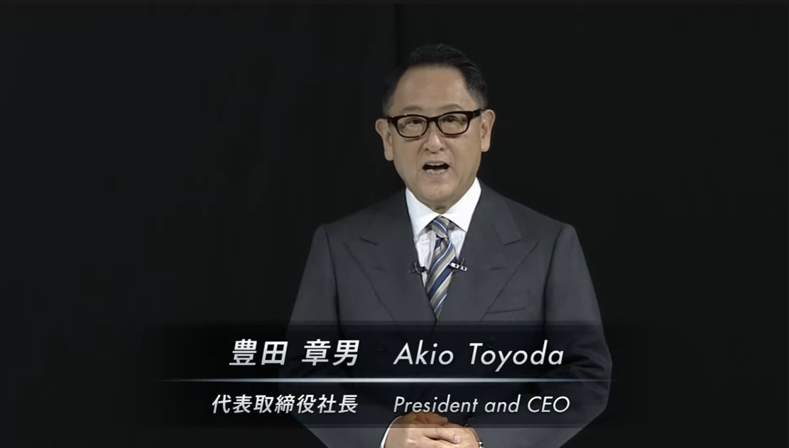 トヨタ自動車株式会社 代表取締役社長の豊田章男氏