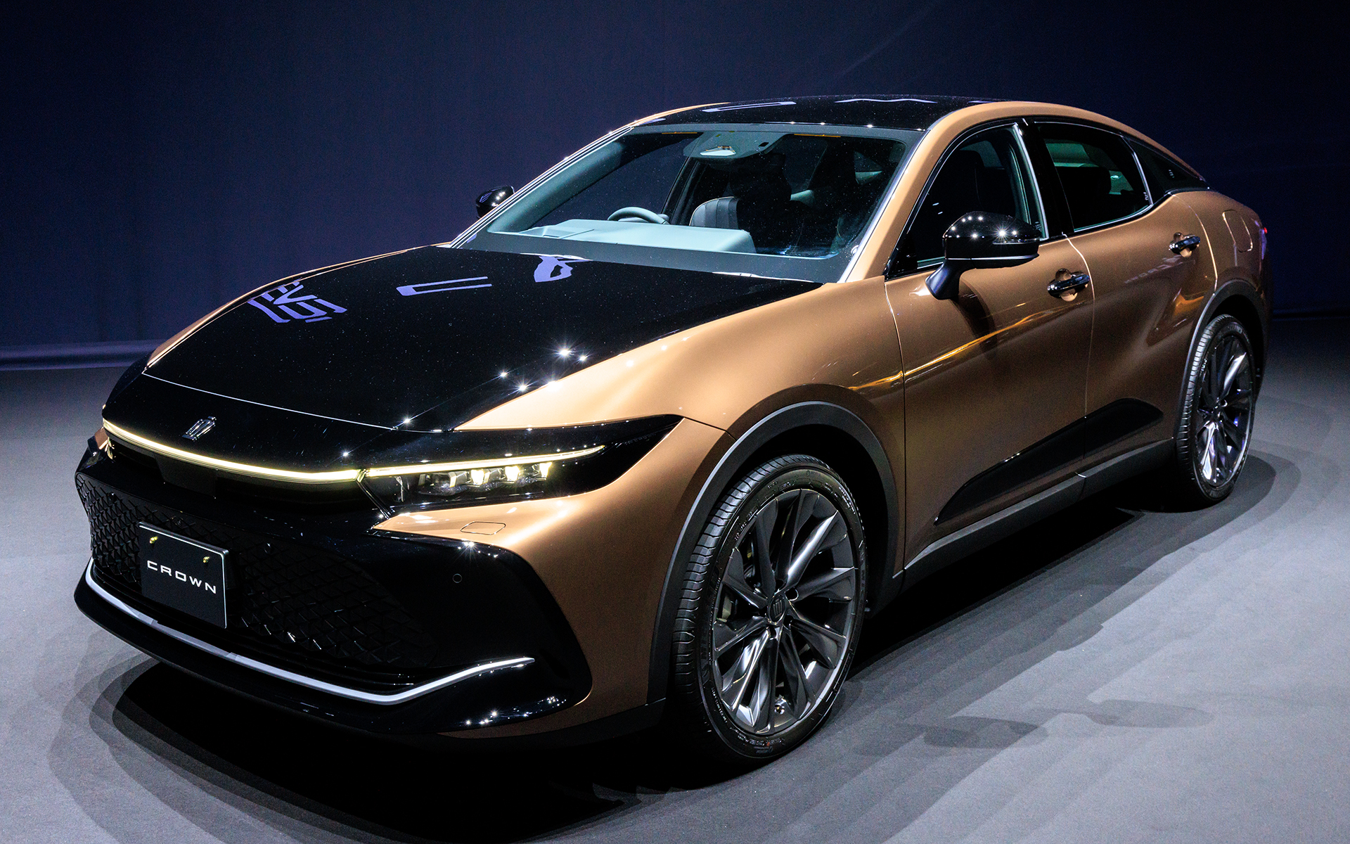 撮影車両のボディカラーはブラック×プレシャスブロンズ