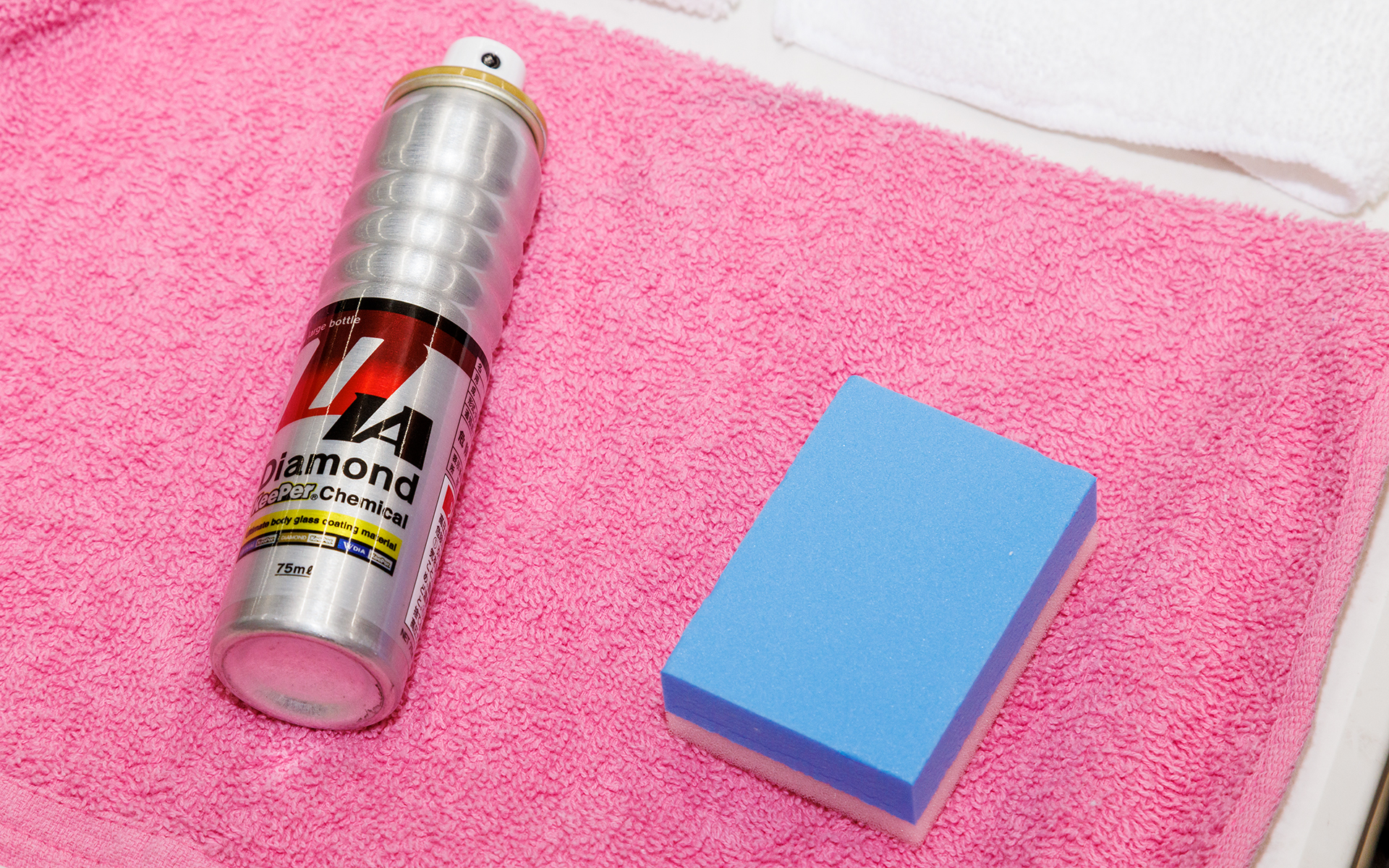 1層目となるガラスコートを施工