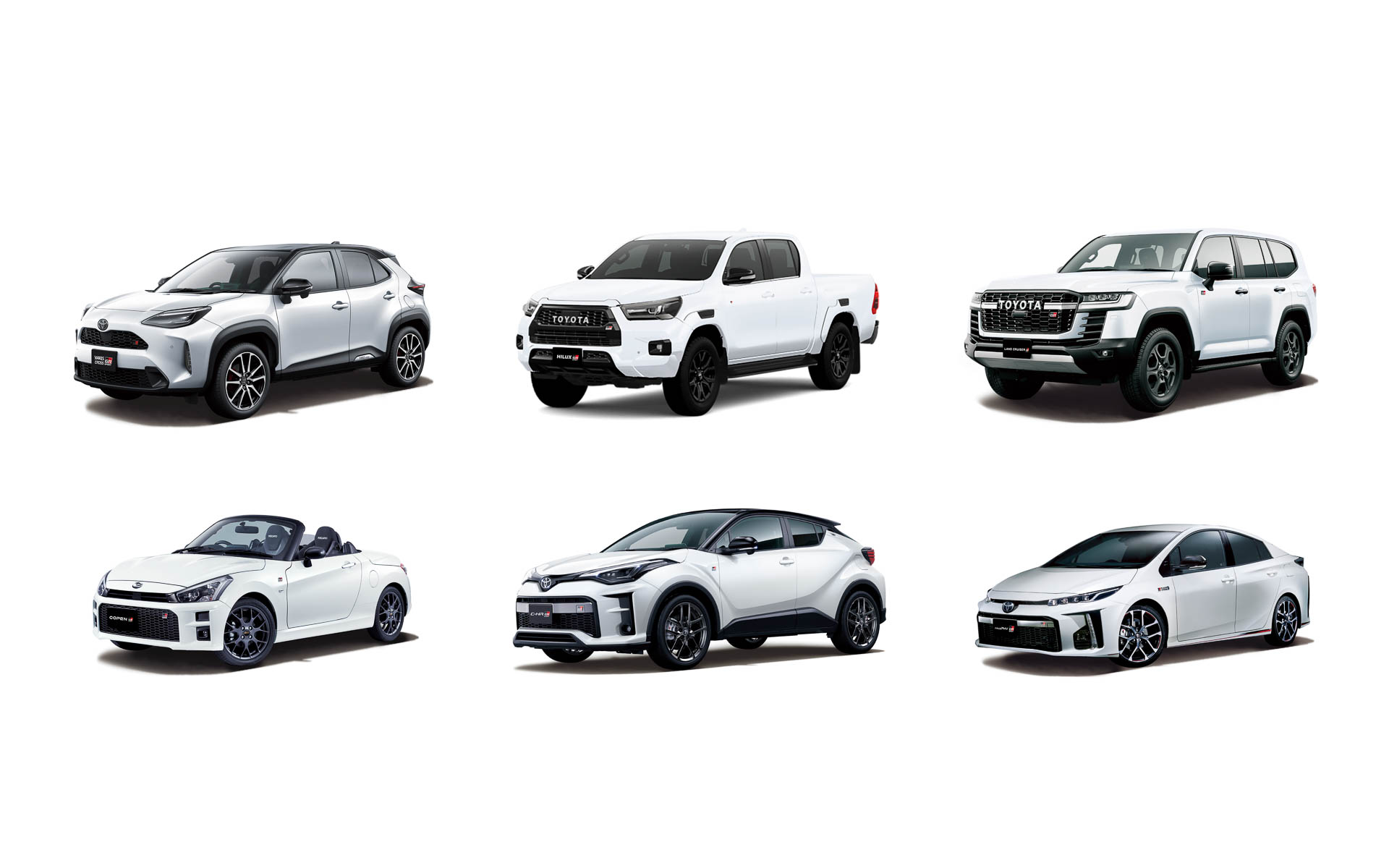 GR SPORT ラインアップ（2022年7月19日現在の国内販売モデル）