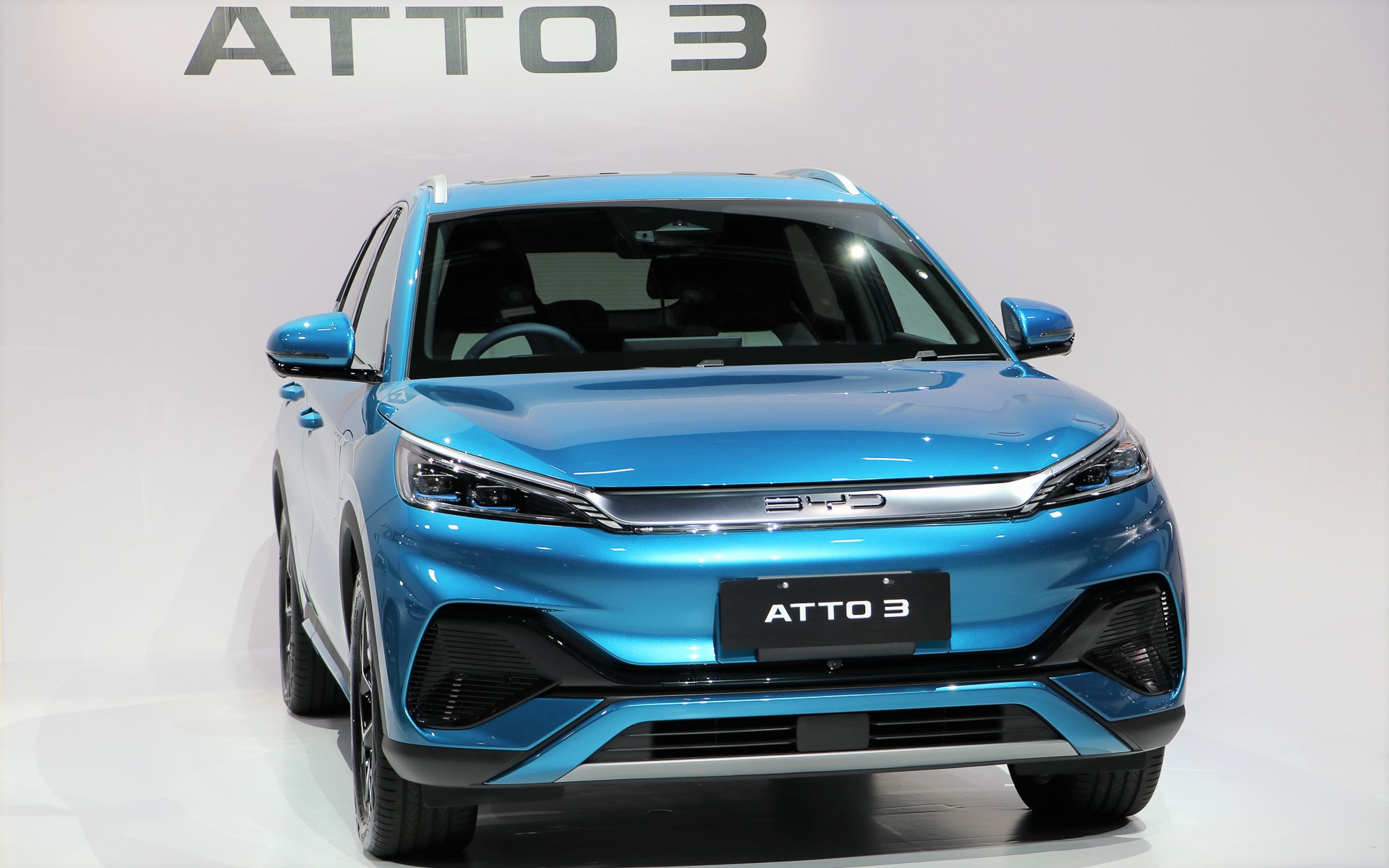 BYDオートジャパンが2023年1月に日本で発売する予定のバッテリEVモデルの「ATTO 3（アットスリー）」