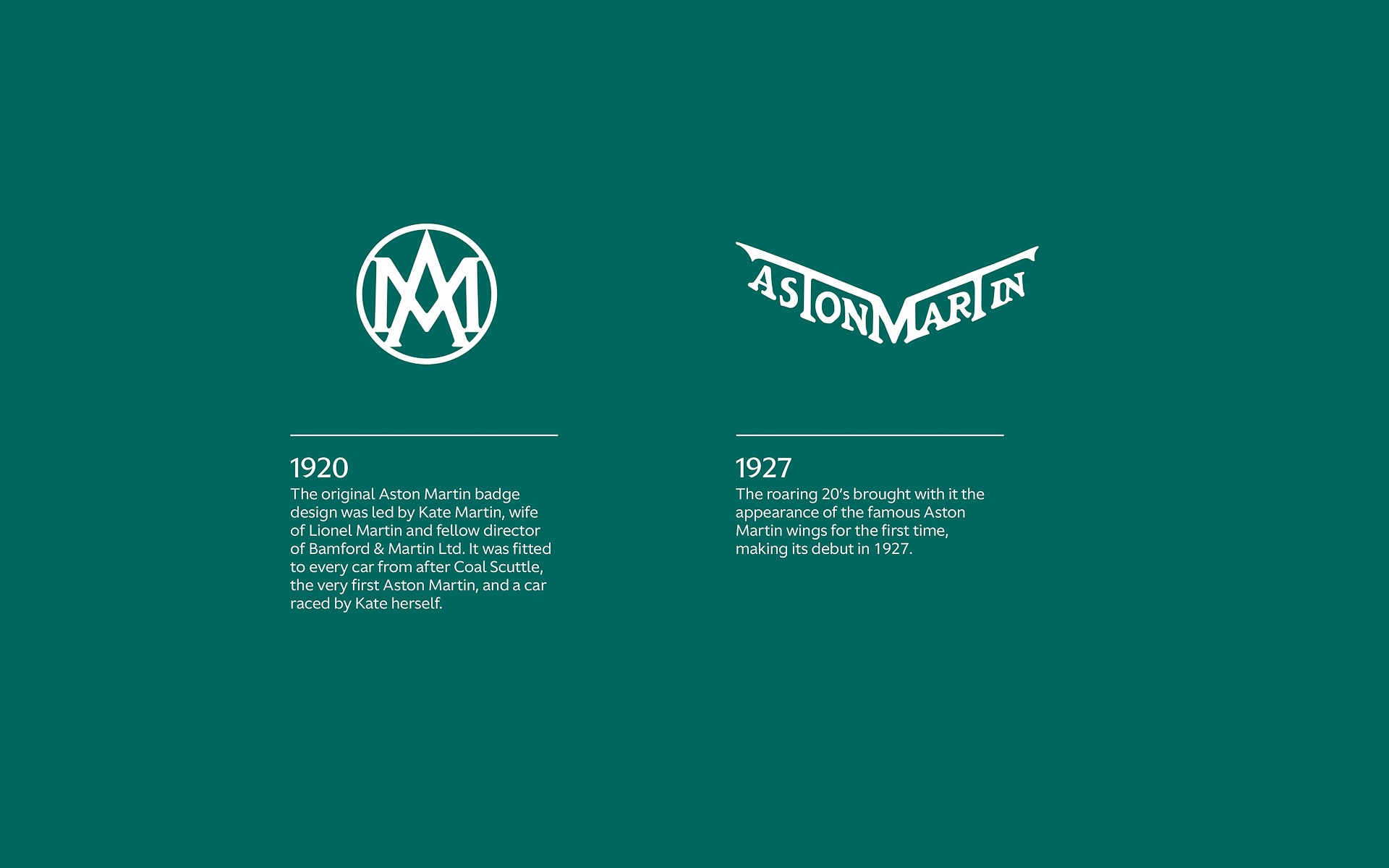 1920年からのロゴの歩み