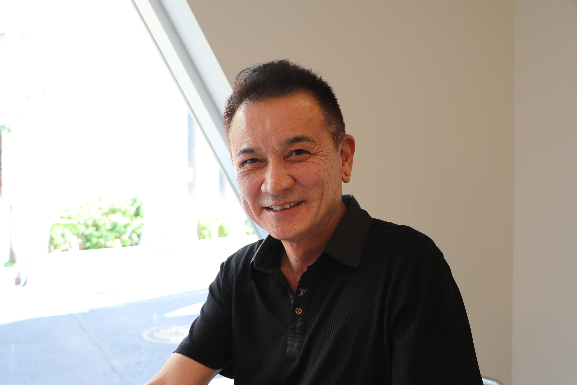 予選6位の神戸店代表「Matsushita」さんの予選タイムは1分52秒945。実車でのサーキット経験はあるがシミュレータはあまりやり込んではいないという