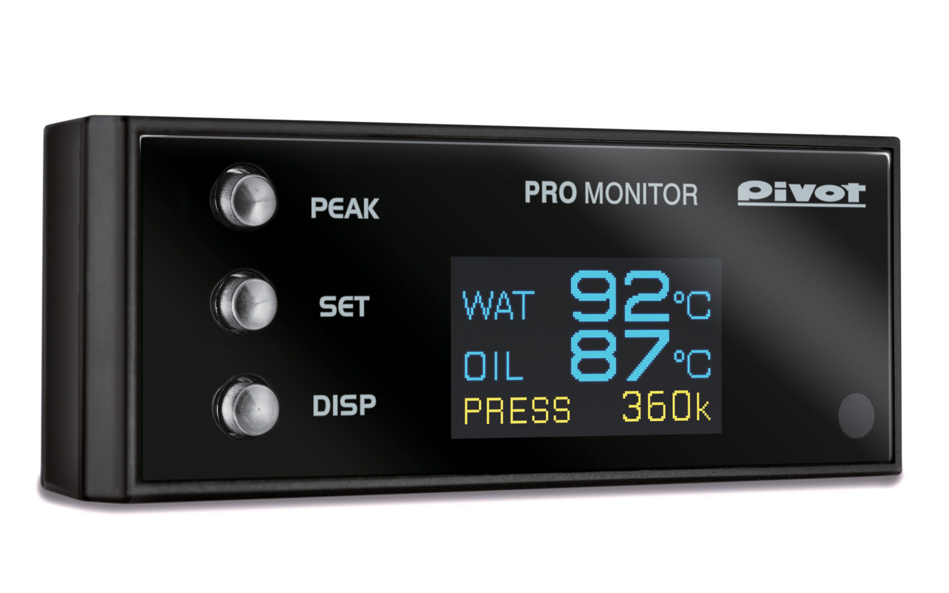 モニターのサイズは68×27×14mm（幅×高さ×奥行き）とコンパクトな設計