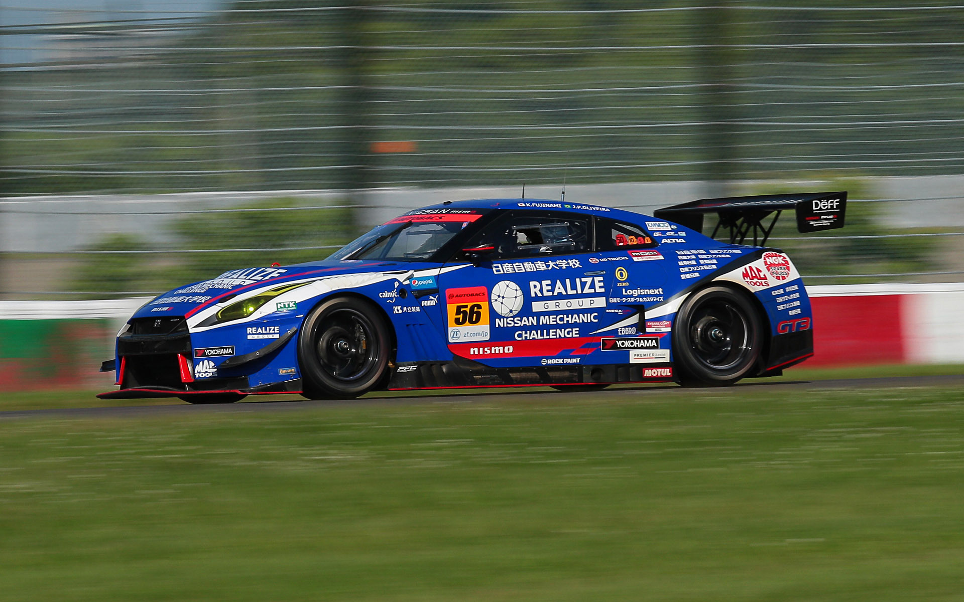 56号車 リアライズ日産メカニックチャレンジ GT-R（藤波清斗/ジョアオ・パオロ・デ・オリベイラ組）