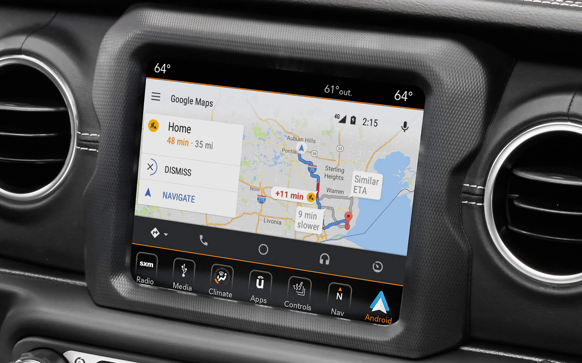 8.4インチタッチパネルモニター付オーディオナビゲーションシステム