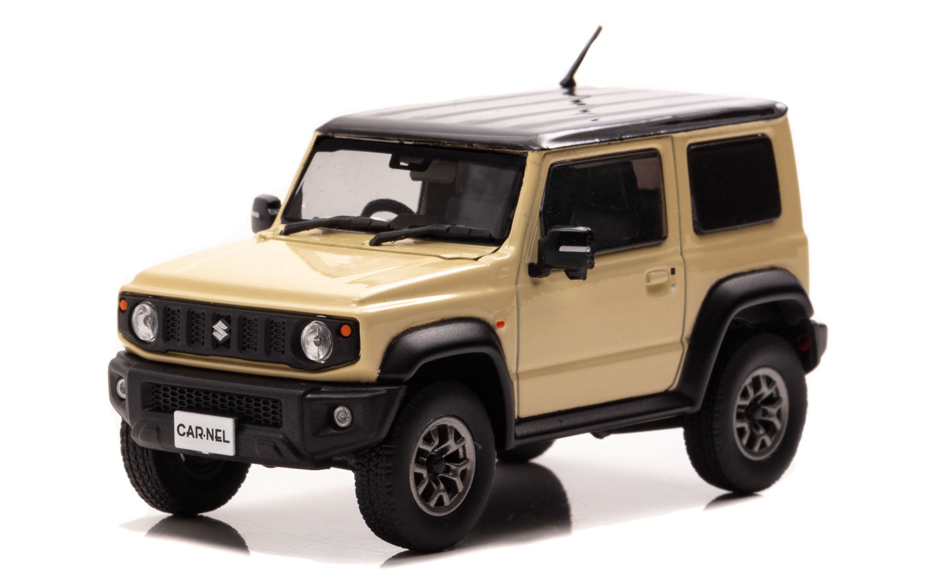 1/43 スズキ ジムニー シエラ JC（JB74W）2018 Chiffon Ivory Metallic/ブラックルーフ（限定300台）