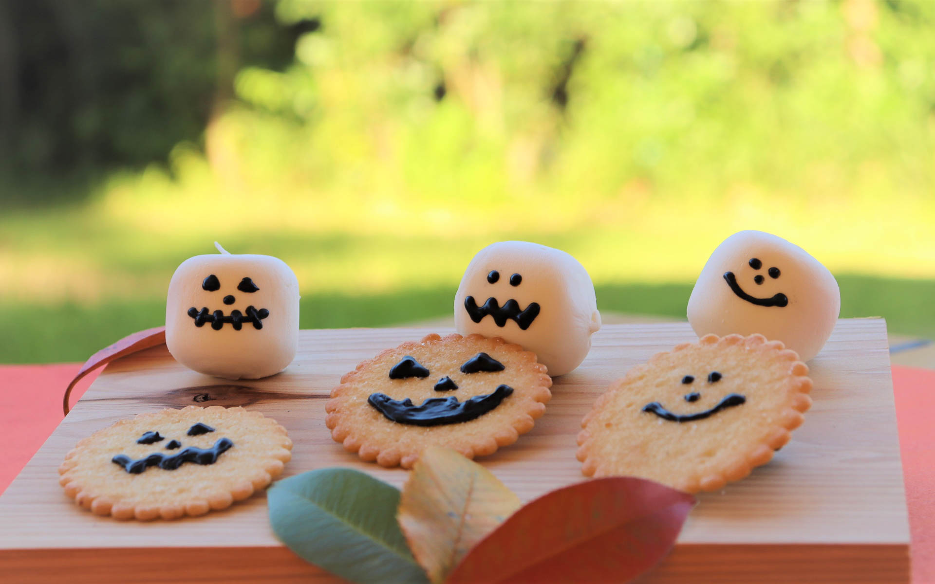 ハロウィーンおやつデコレーションのイメージ