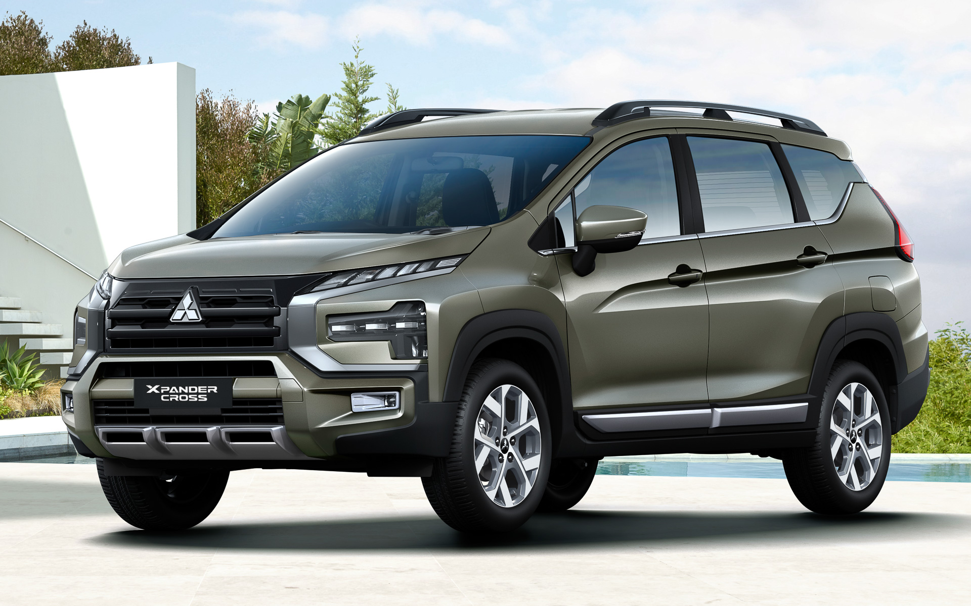 三菱自動車が新型「エクスパンダー クロス」をインドネシアで発表した。写真はインドネシア仕様