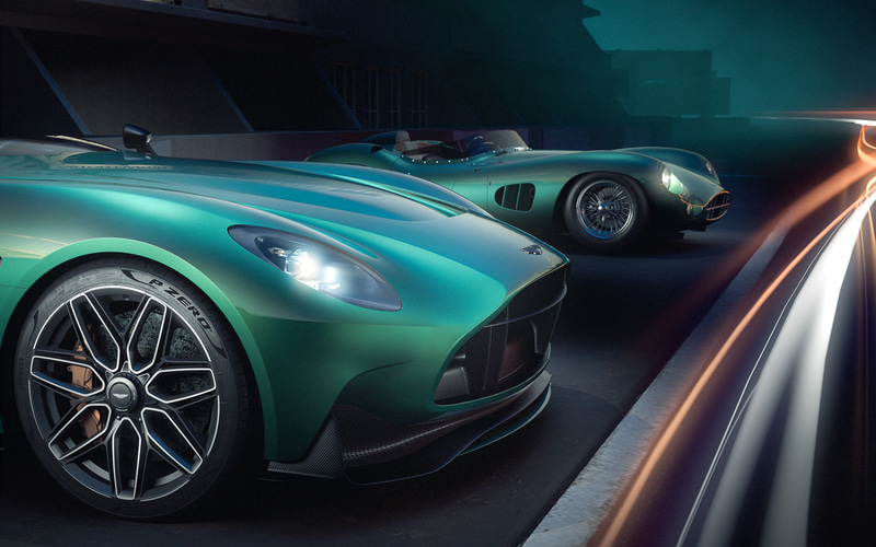 アストンマーティン、V12搭載のオープン2シーター「DBR22」初公開 Car Watch