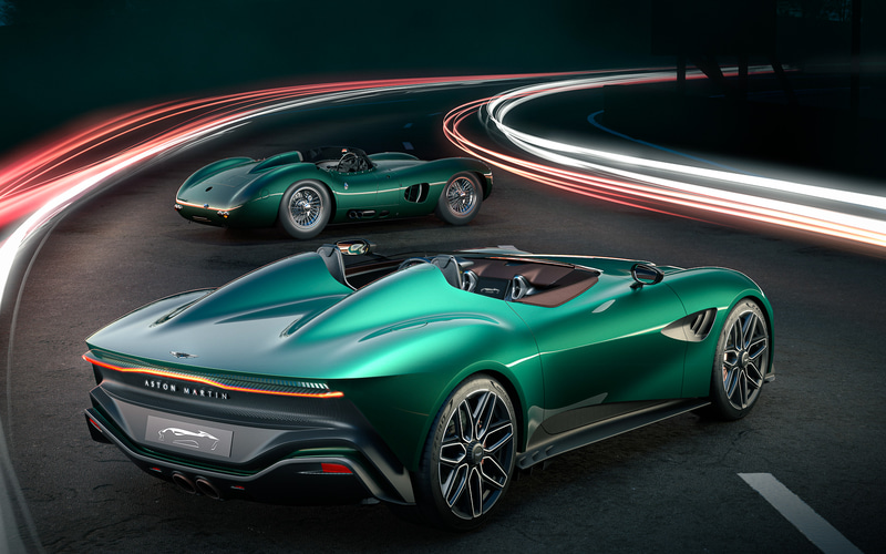 アストンマーティン、V12搭載のオープン2シーター「DBR22」初公開