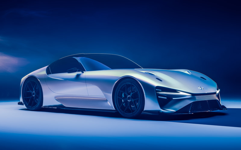 新品未使用☆新型レクサス 逆反りスタートスイッチ☆スカイブルー打ち替え済み レクサス、NEXT CHAPTERモデル「Electrified Sport」をアメリカ