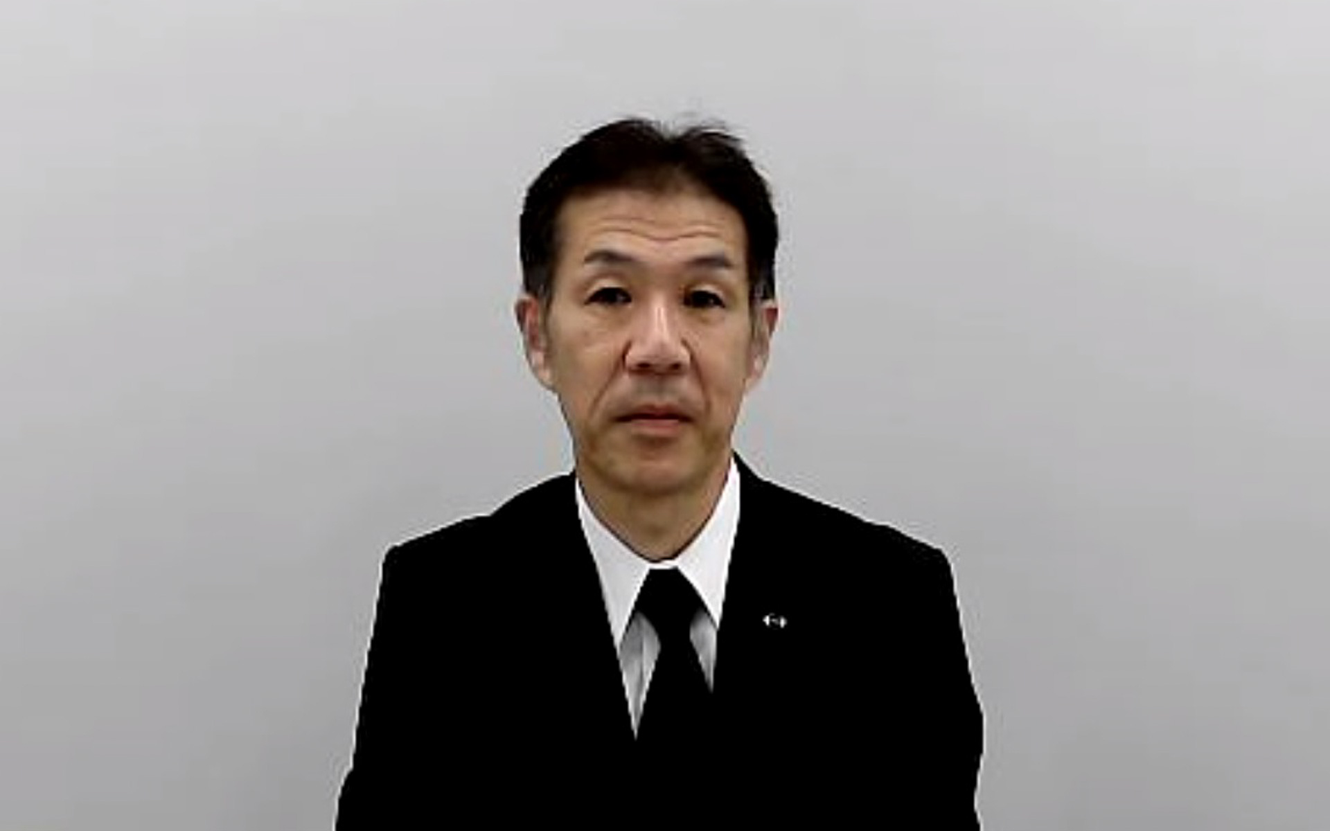 排出ガス劣化耐久試験で新たな不正行為が発覚したことについて記者会見を行なった日野自動車株式会社 代表取締役社長 小木曽聡氏