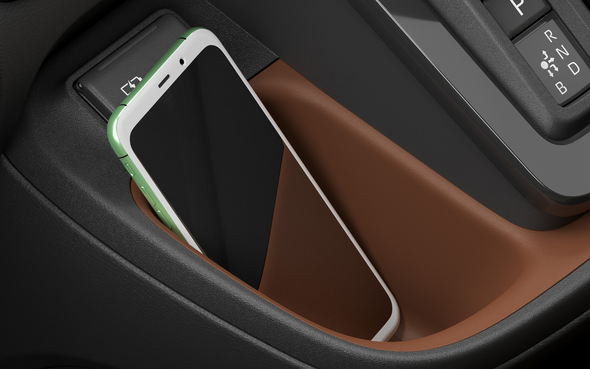 スマホも入るポケット