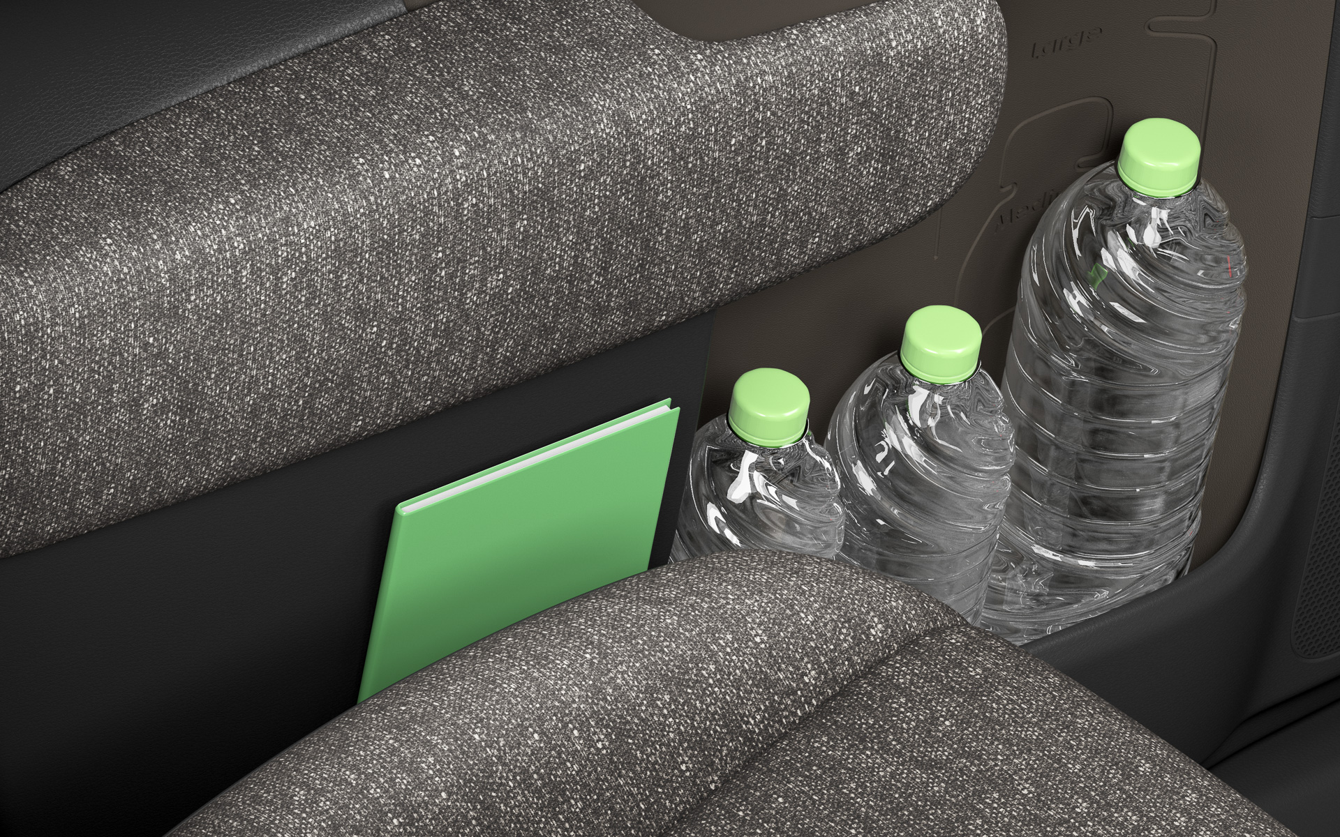 ペットボトル3本を収容可能