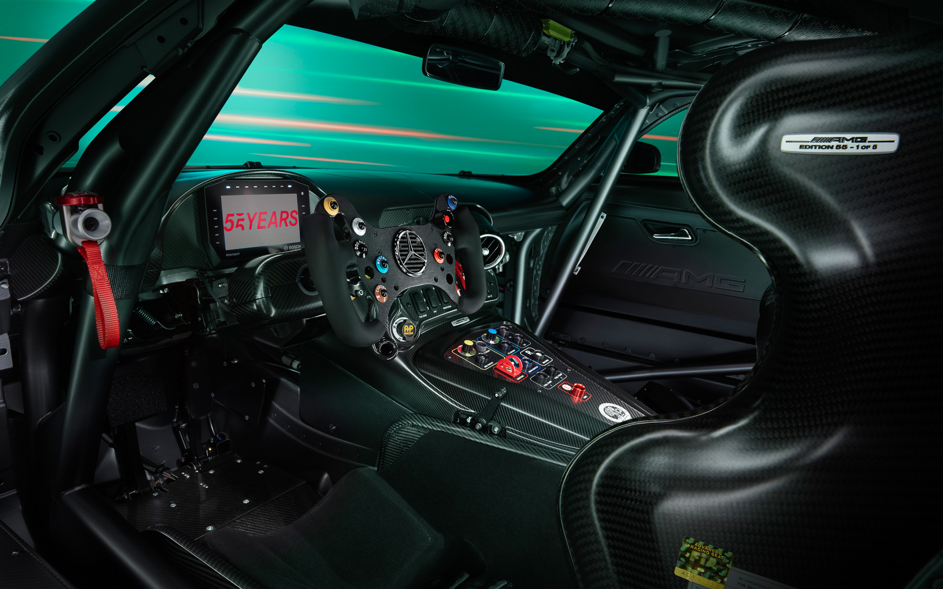 メルセデスAMG GT3 エディション55のインテリア