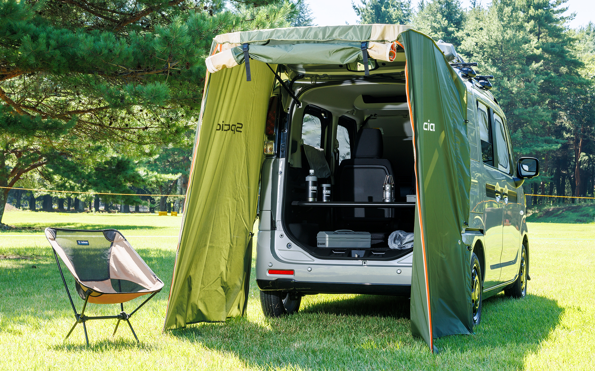 純正アクセサリーを利用したキャンパー仕様