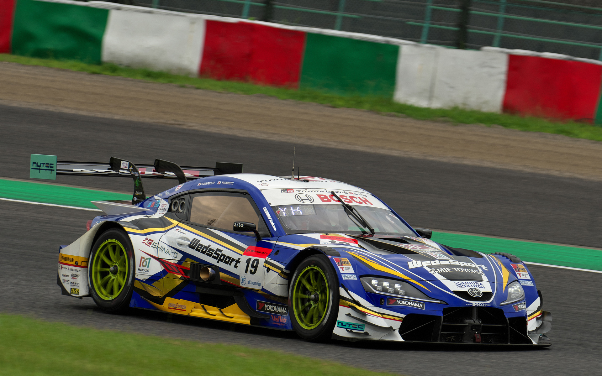 19号車WedsSport ADVAN GR Supraは4戦連続ポールならず、4位に