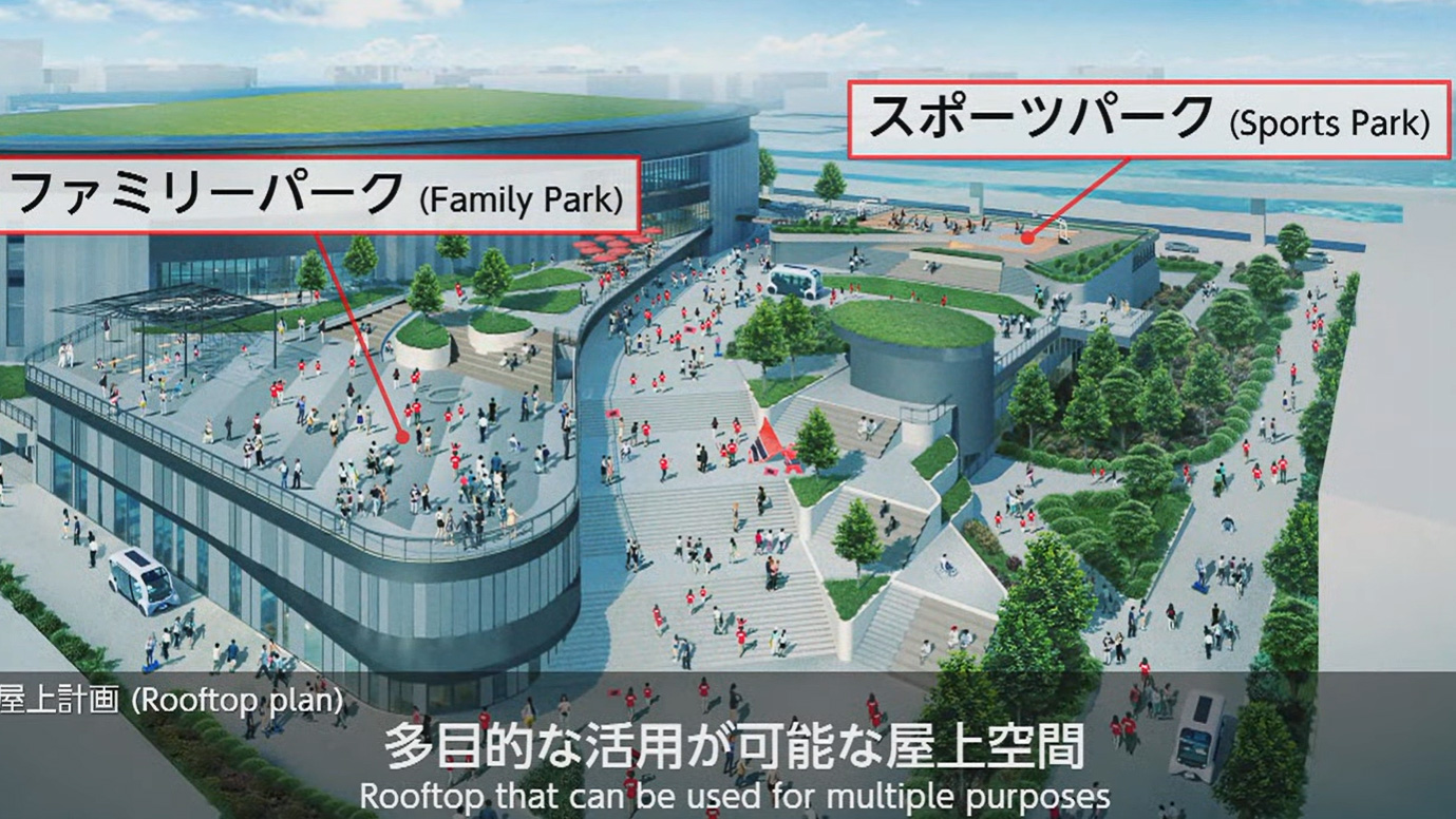 屋上空間はパークに