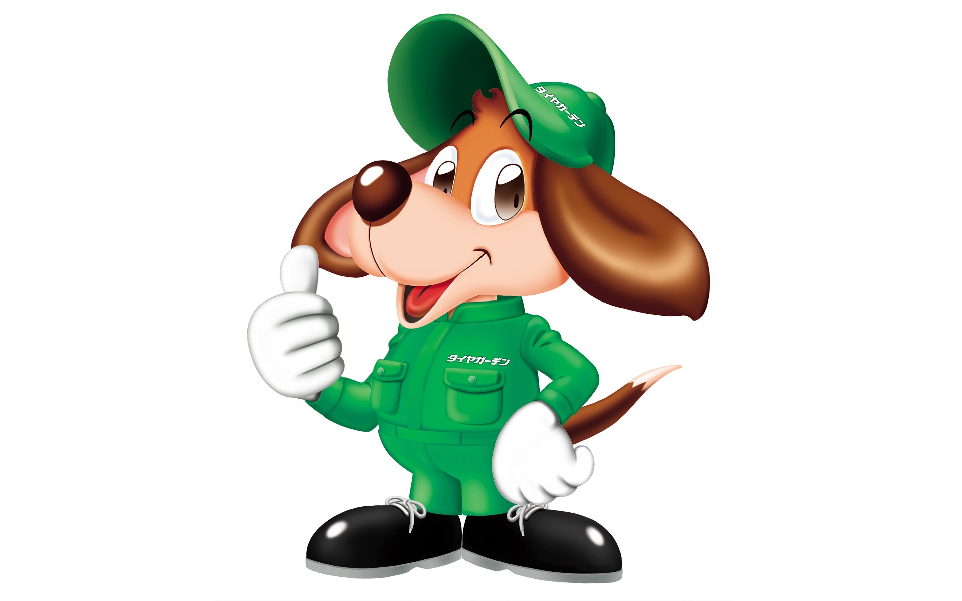 タイヤガーデンのマスコット・キャラクター「ガーディーくん」