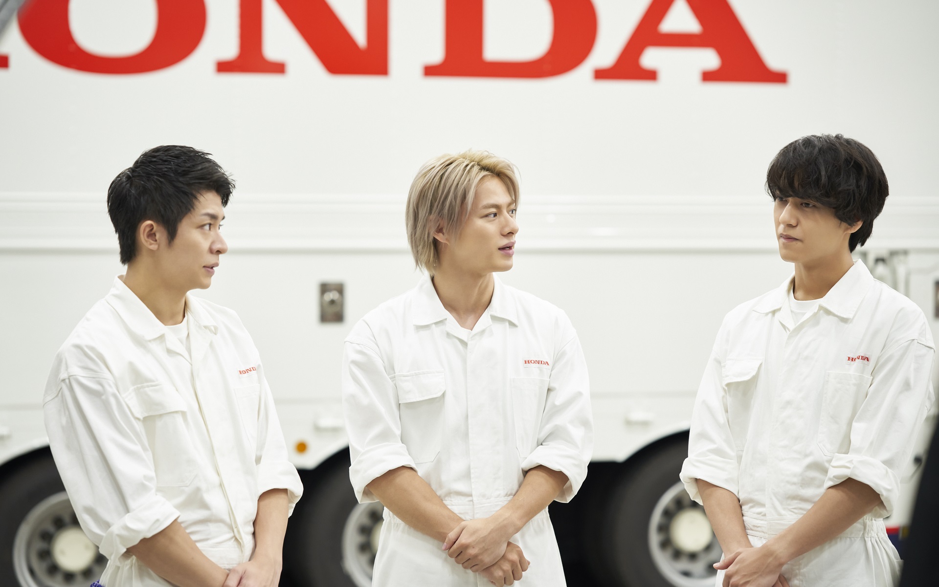 ホンダはKing＆Princeの平野さん、髙橋さん、岸さんがHRCに潜入する「Hondaハート」特別映像を公開した