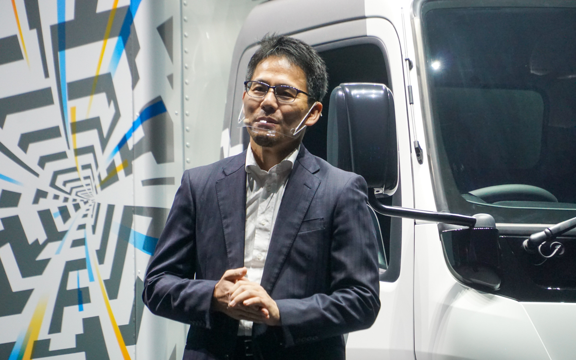 三菱ふそうトラック・バス株式会社 副社長 兼 開発本部長の安藤寛信氏