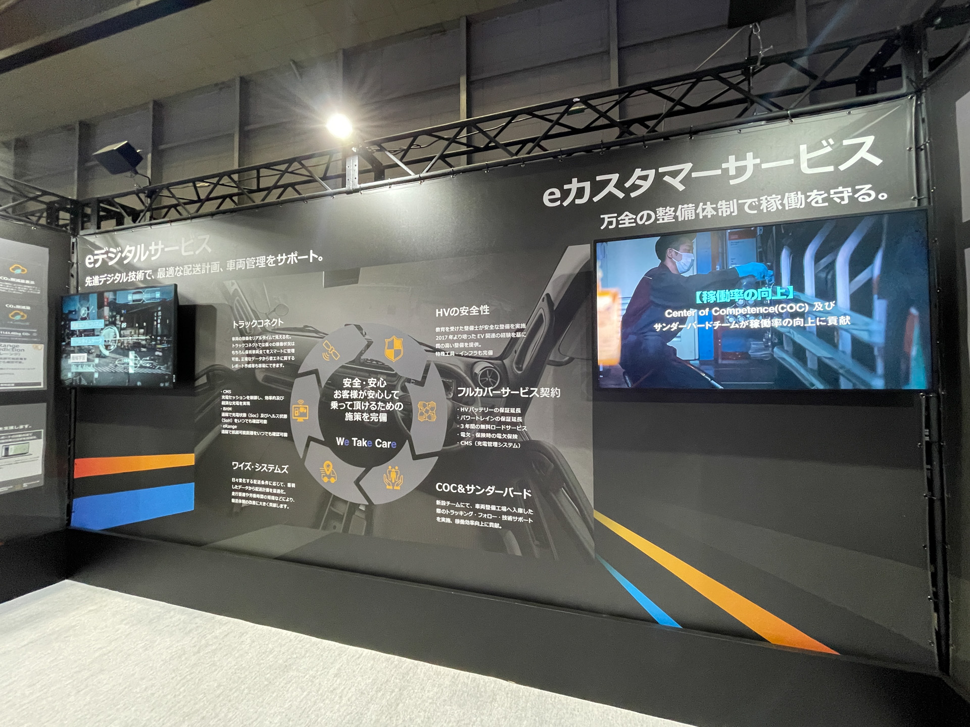 「FUSO eモビリティソリューションズ」によって電気トラックを導入する事業者を支援する