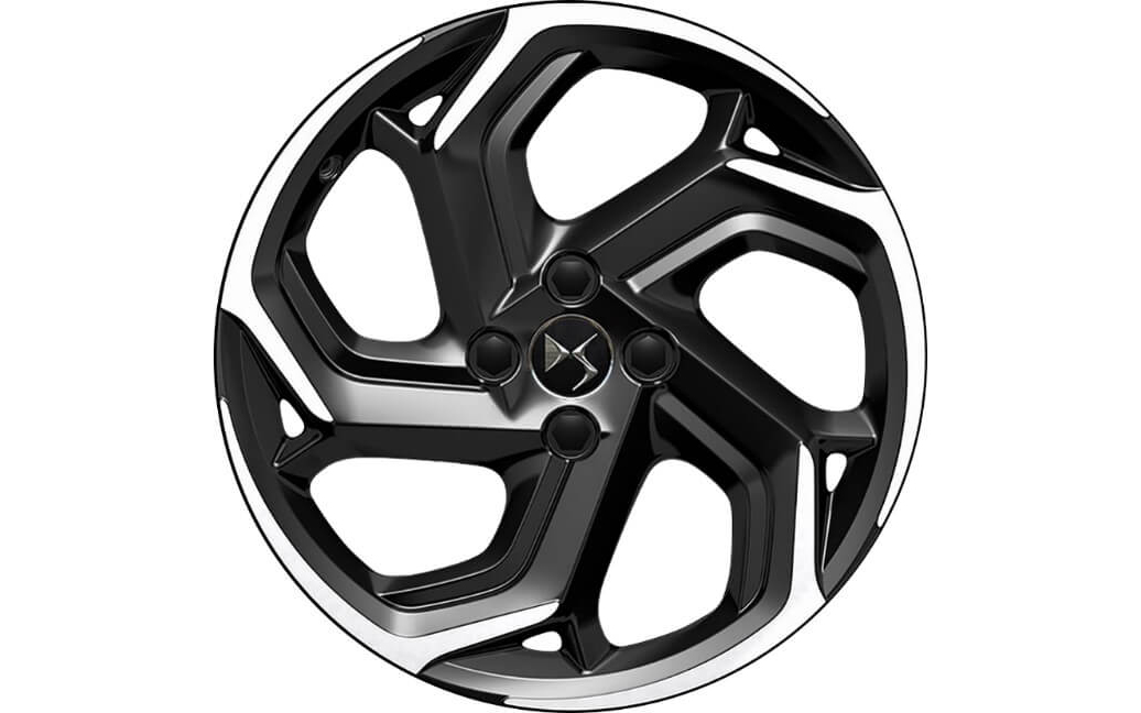 DS 3 クロスバック トワ・ド・パリ BlueHDiでは専用ルーフカラー「キャラットグレー」を採用するとともに、専用の18インチホイール、フロントノーズとフロントドアの左右に専用のバッヂを装着