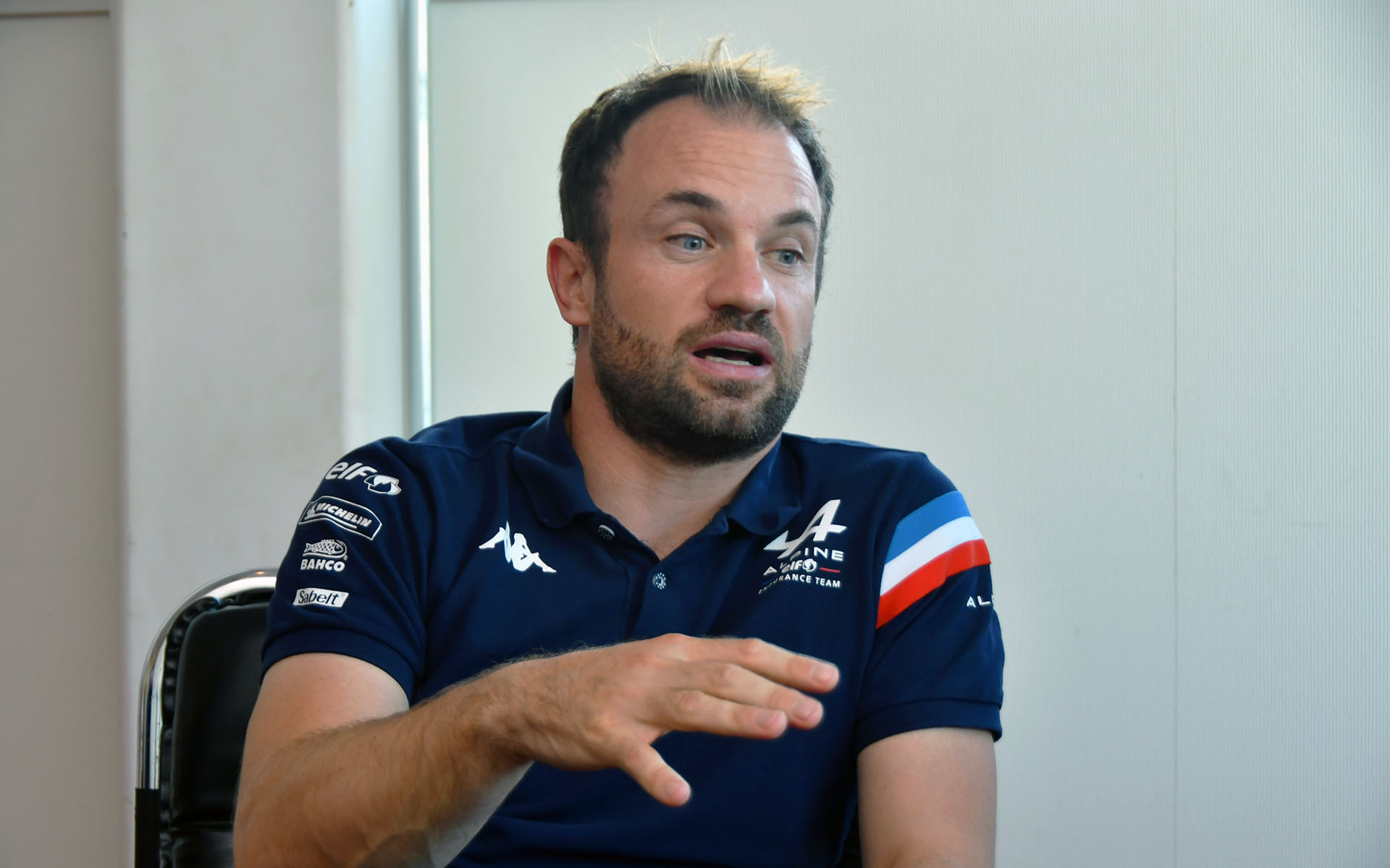 ニコラ・ラピエール選手。トヨタの耐久選手権ドライバーでもあったので、日本でもよく知られている