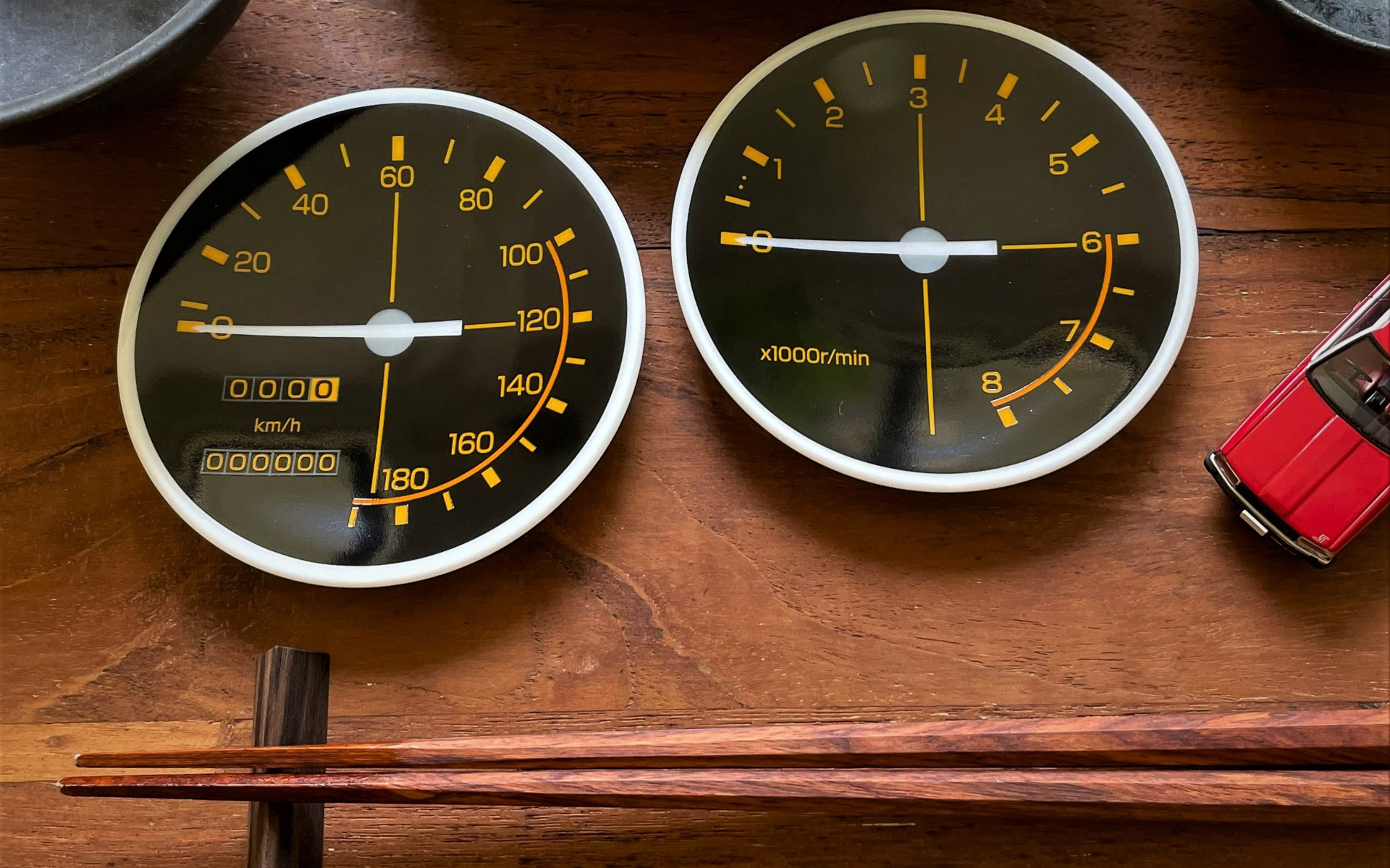 水平指針メーター小皿セット