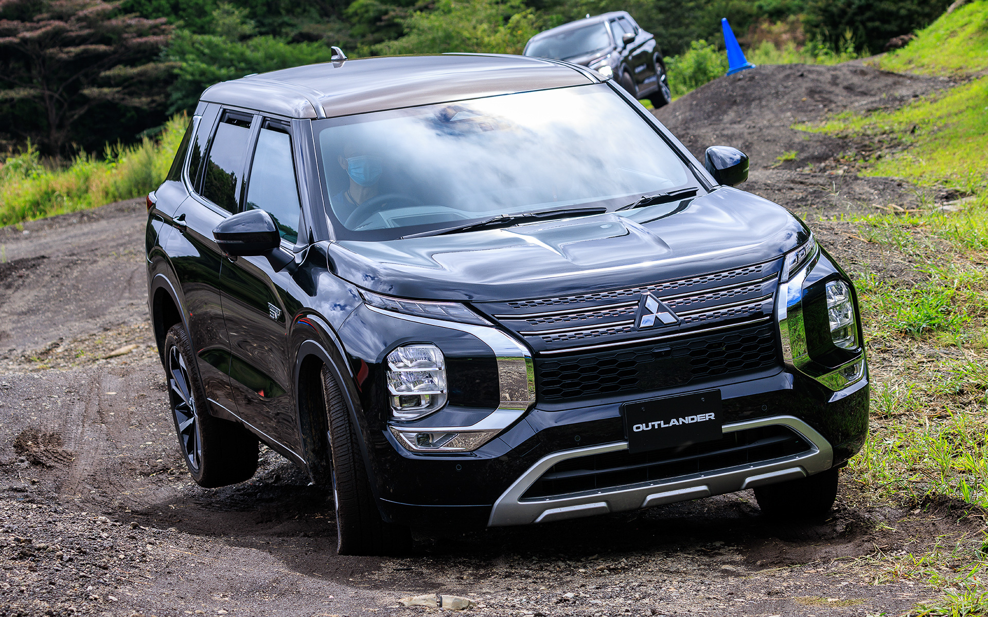 アウトランダーPHEV、デリカD：5という三菱自動車を代表するSUV、ミニバンでオフロード走行を存分に楽しめた。スターキャンプに参加したらぜひ体験してほしいコンテンツ