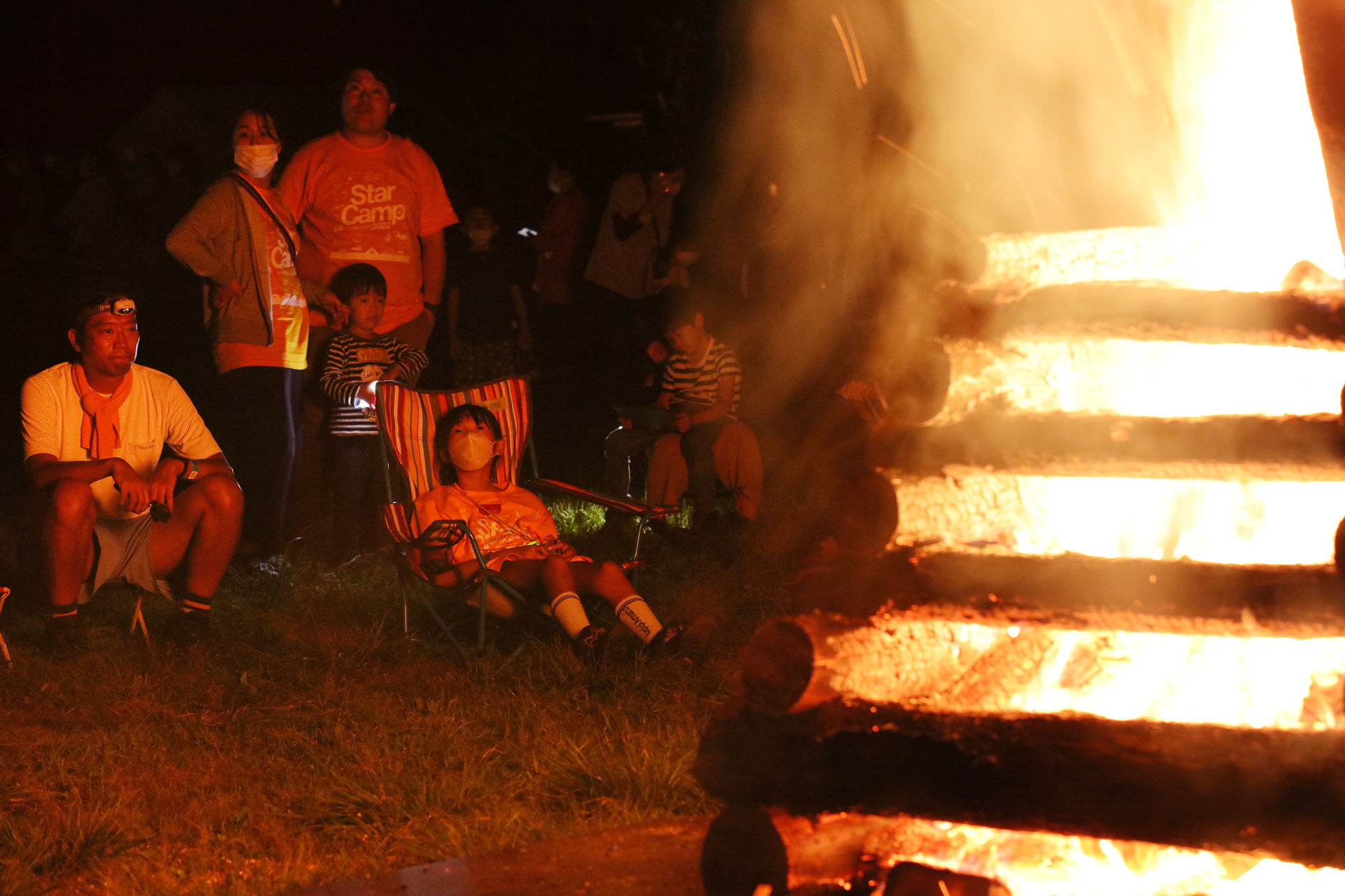 キャンプファイヤーではミュージシャンの藤巻亮太さんゲストとして登場し、会場を盛り上げた