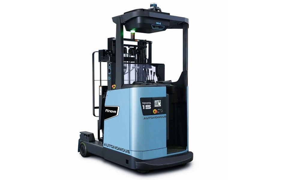 トラック荷役対応 自動運転フォークリフト