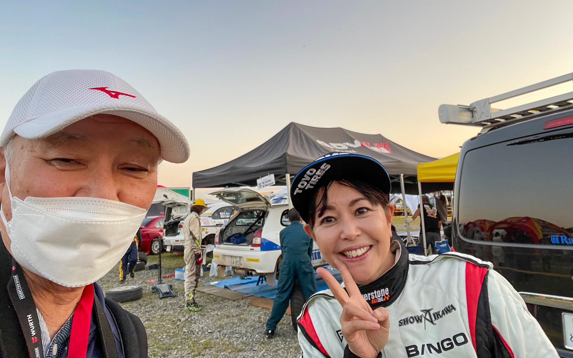 FJクルーザーで参加の圭ちゃん。クロスカントリークラスで2位に入賞、おめでとう！