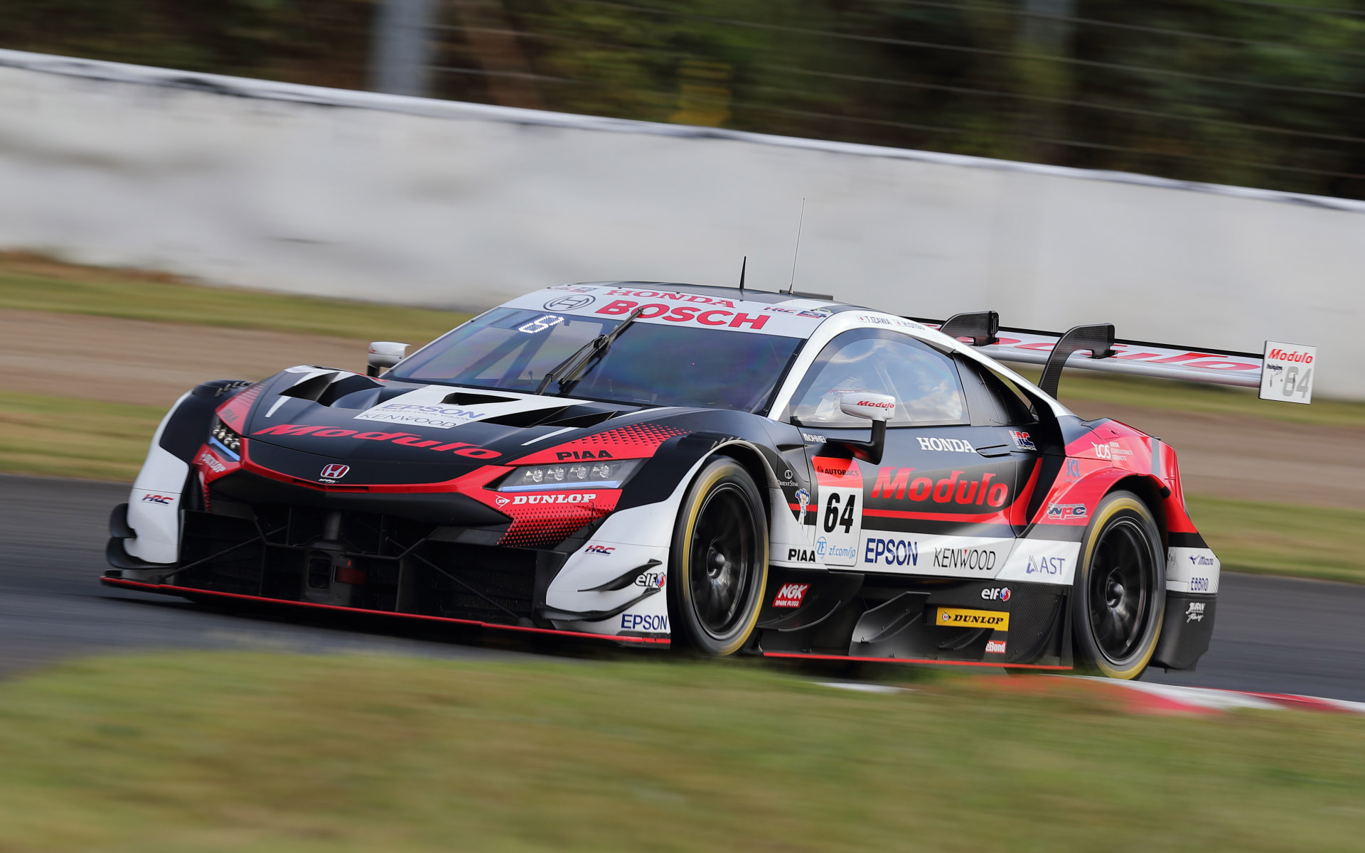 64号車Modulo NSX-GT（伊沢拓也/大津弘樹、DL）