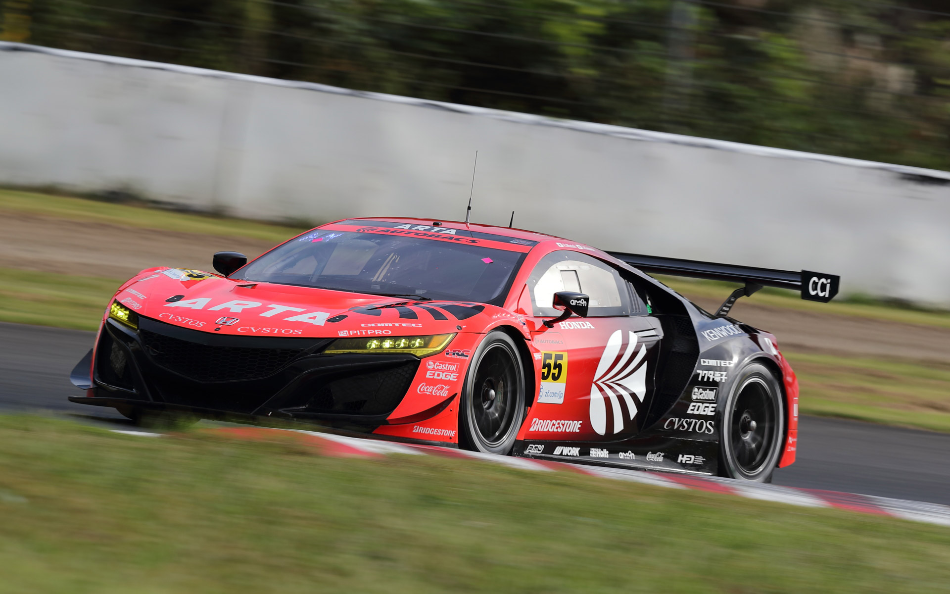 55号車ARTA NSX GT3（武藤英紀/木村偉織、BS）
