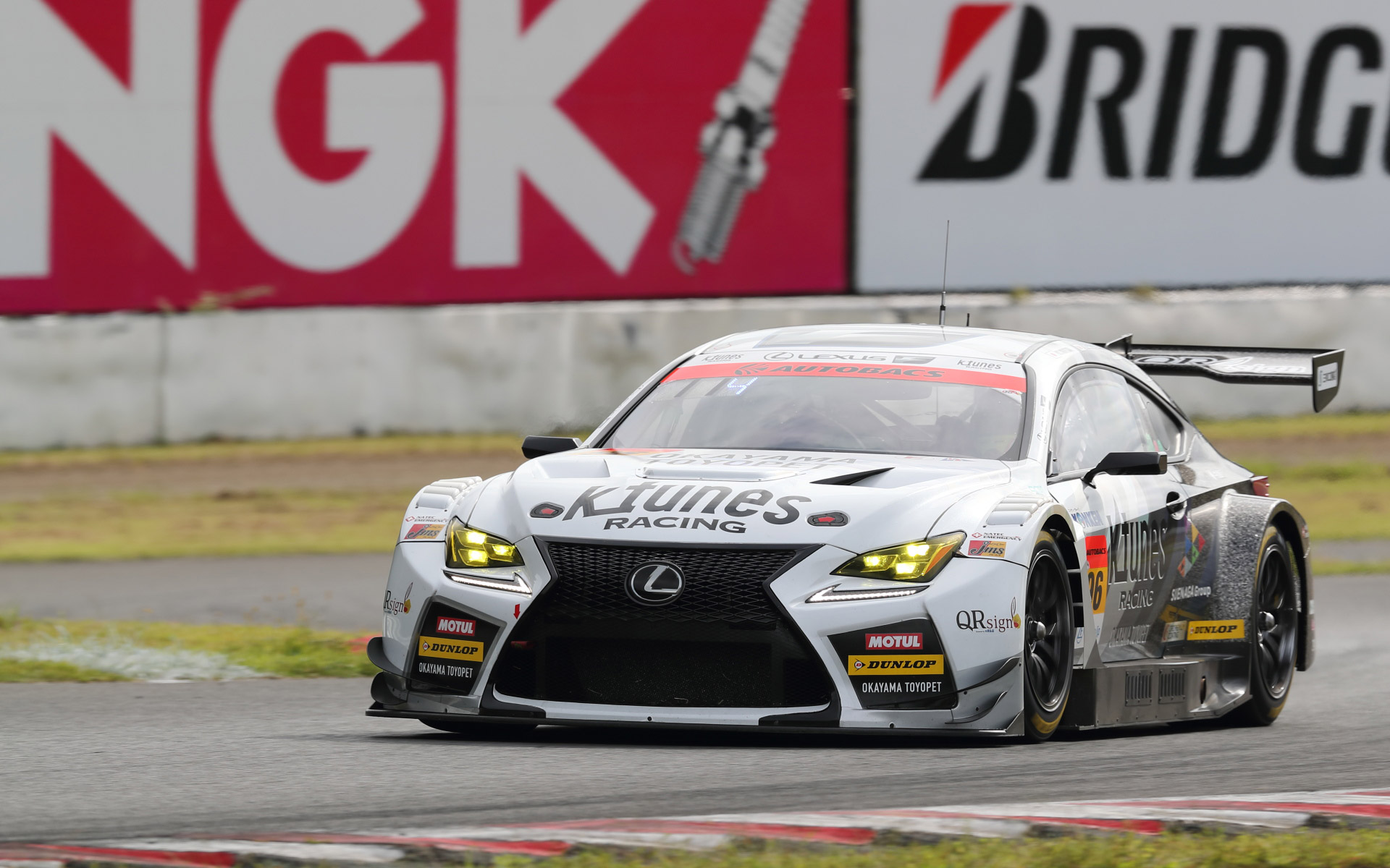 予選後の車検で不合格となり予選タイムが抹消された96号車 K-tunes RC F GT3（新田守男/高木真一、DL）