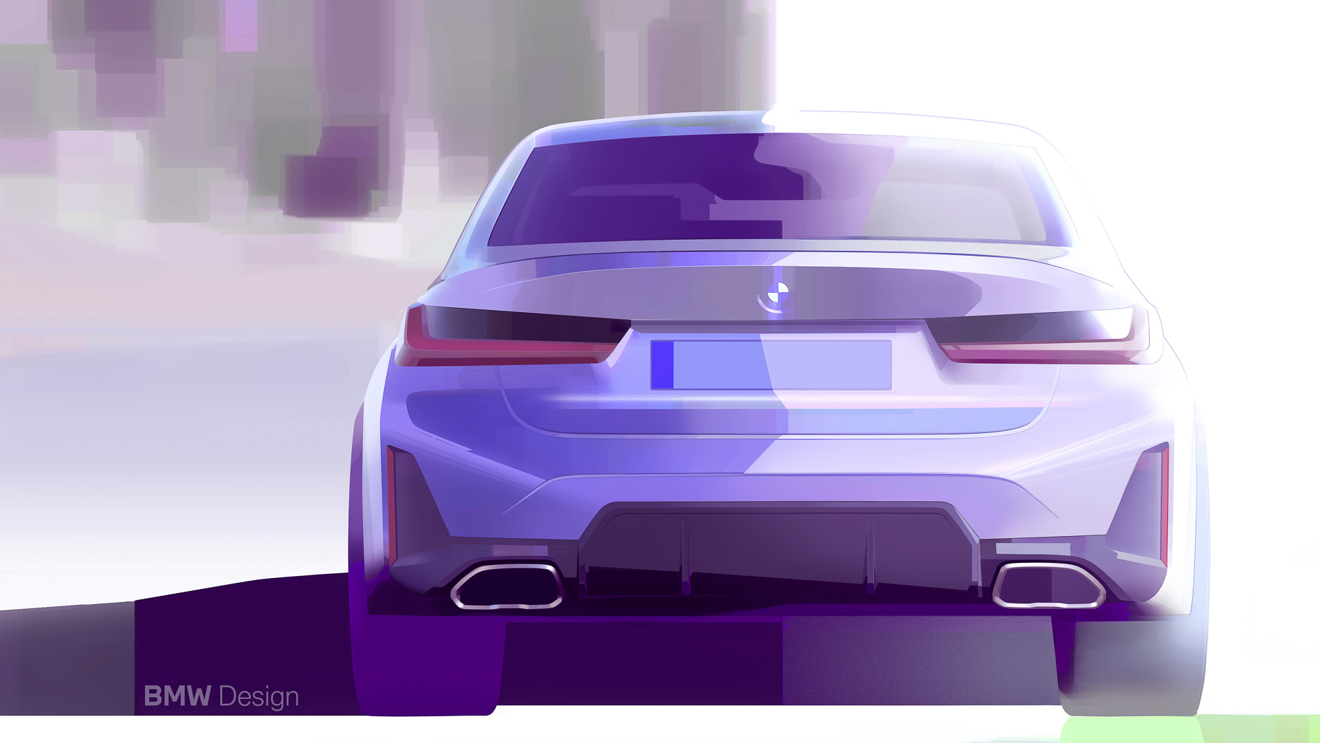 新型3シリーズのデザインスケッチ