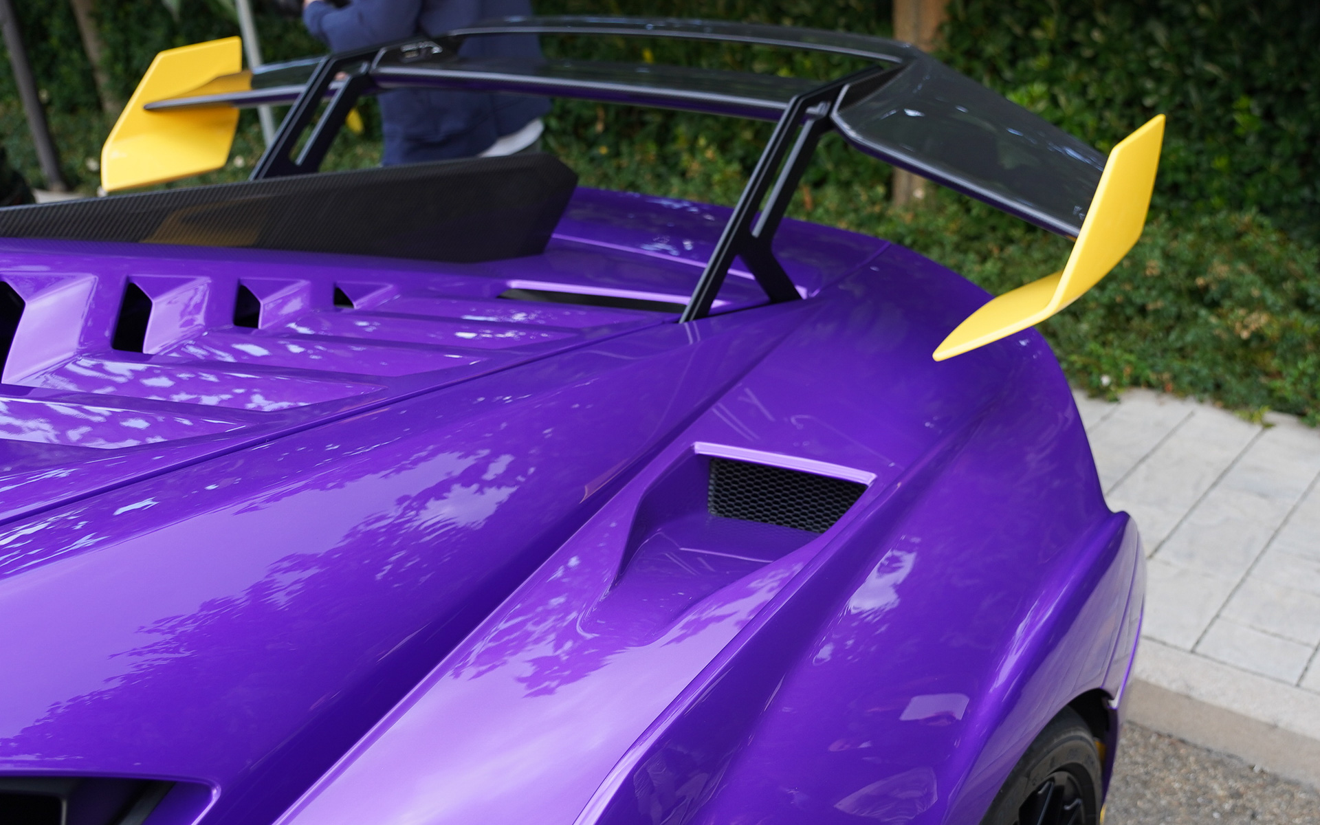 ウラカンSTOにはV10エンジンが搭載されている