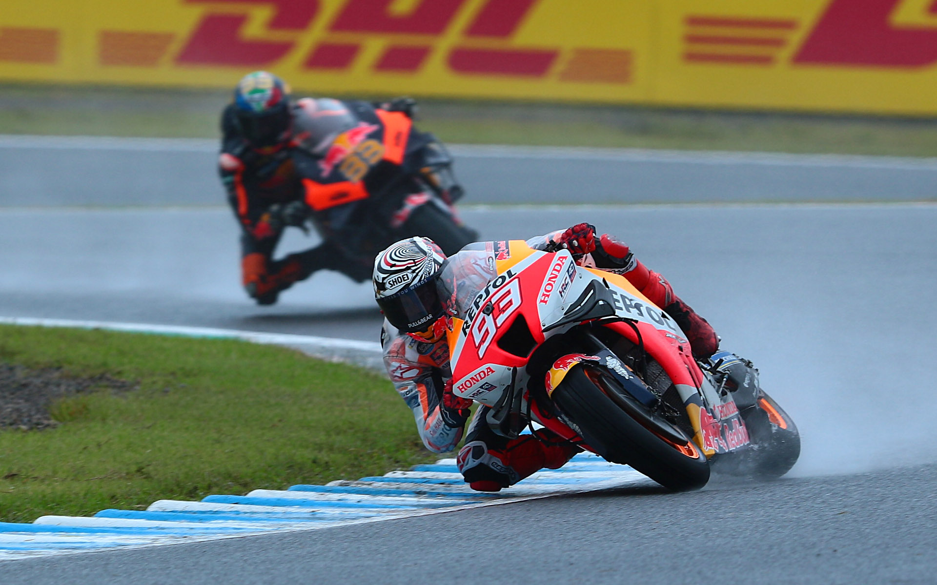 復帰2戦目でポールのマルク・マルケス選手（Repsol Honda Team）