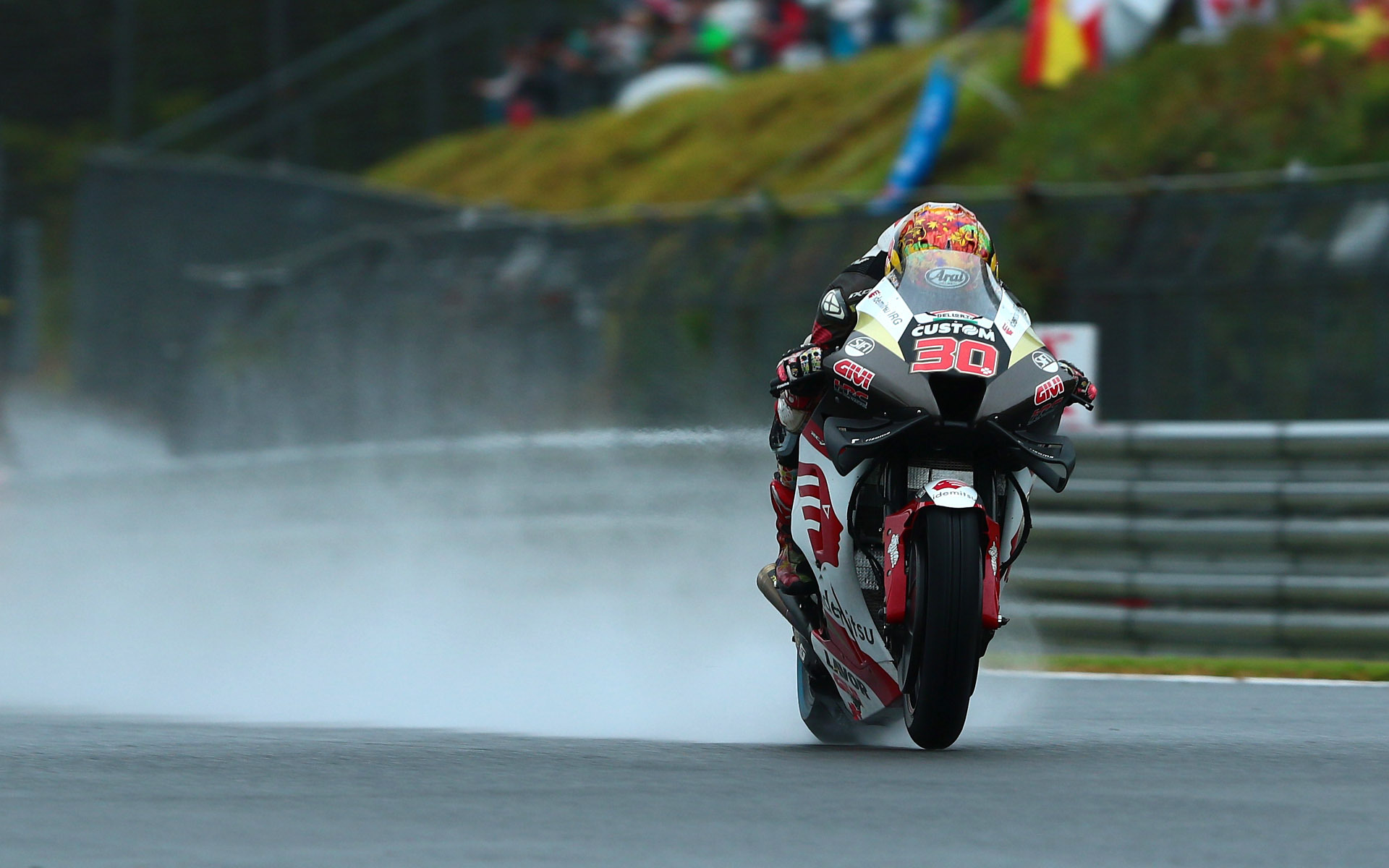 最後尾スタートとなる中上貴晶選手（LCR Honda IDEMITSU）。2023年の継続参戦は決定しているが、3年ぶりの日本、決勝での挽回が期待される