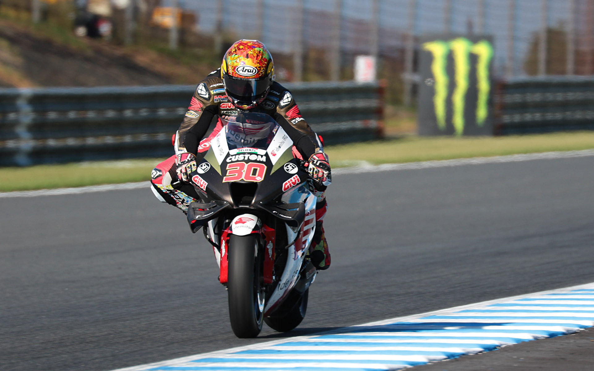 レースを21位で終えた中上貴晶選手（LCR Honda IDEMITSU）