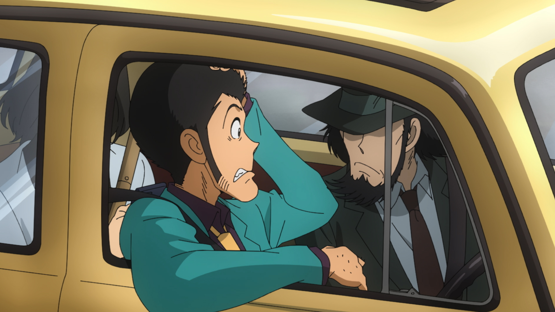 マクドナルドのドライブスルーを利用するルパン、次元、五ェ門。自分たち3人の注文も1つひとつ言う必要があるため確認しているが、さらに頼まれていた不二子の注文が思い出せず、つまずくルパン。すかさず五ェ門がスマートフォンを取り出し、注文番号をサッとひと言伝えて注文があっという間に完了。スムーズに商品を受け取り、ルパンが便利さを実感しながらクルマを走らせると、ルパンの注文したマックフライポテトを次元が横取りしてつまみ食いするというストーリー