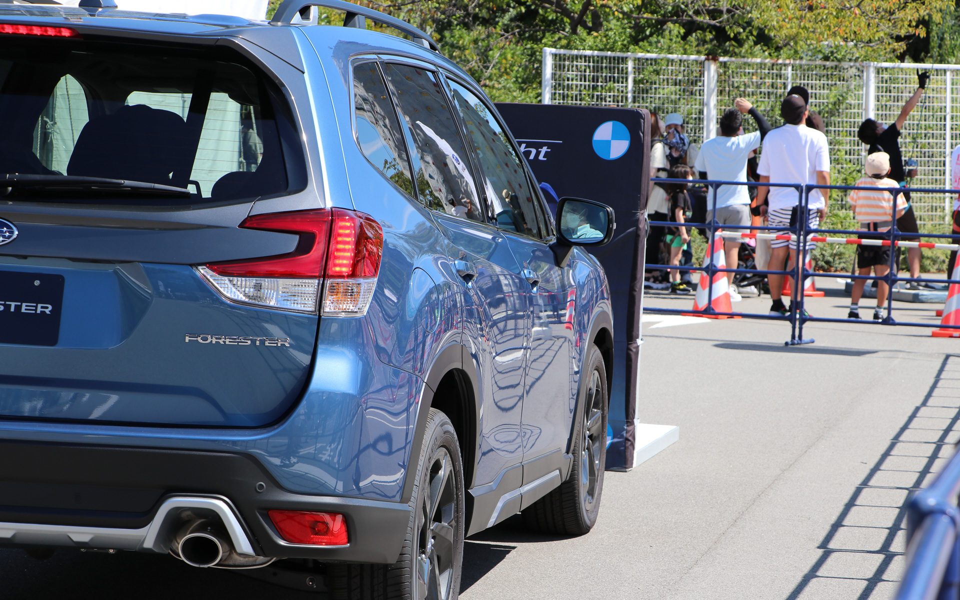 アイサイトによる衝突回避体験を実施